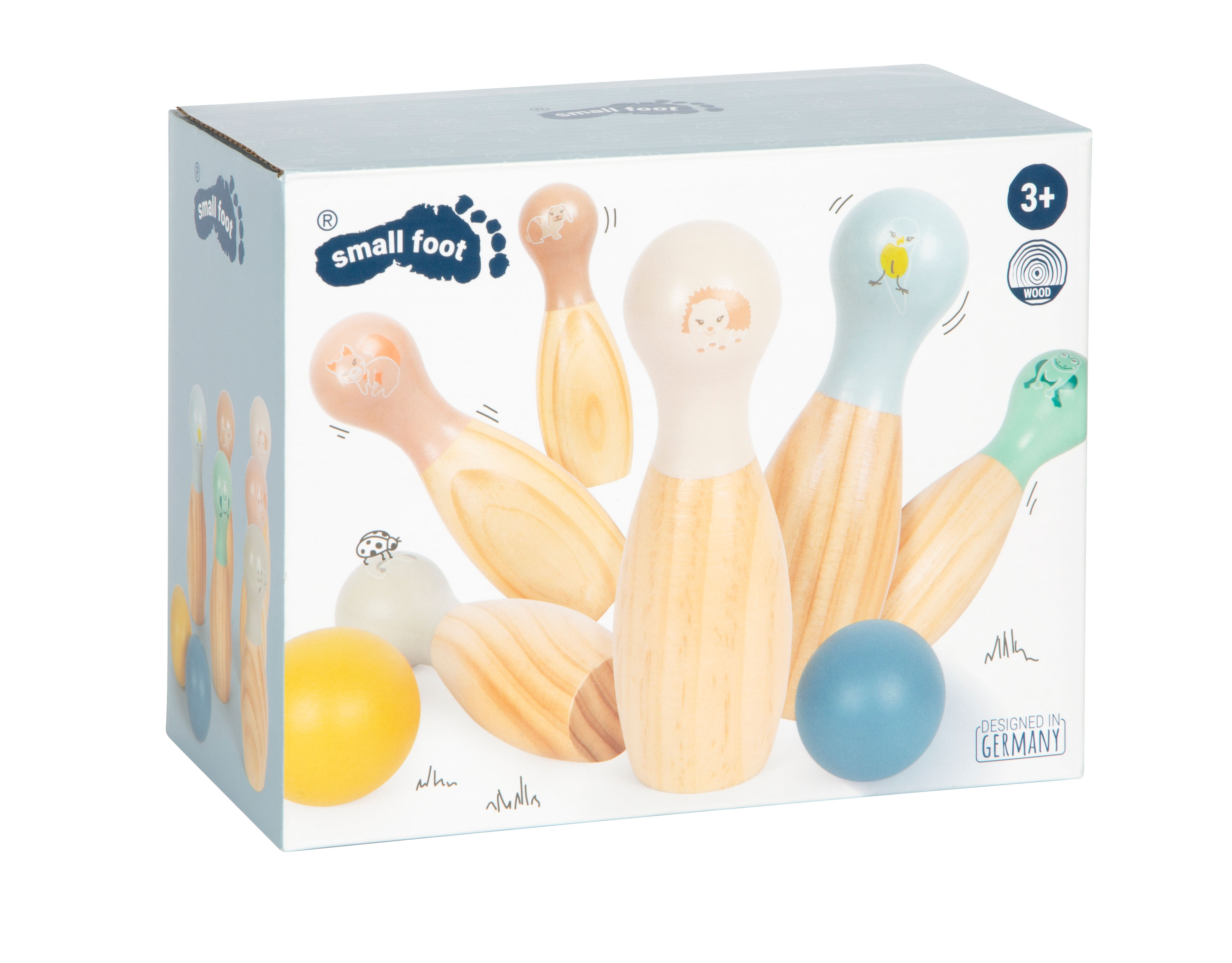 Verpackung für das Bowling-Spiel