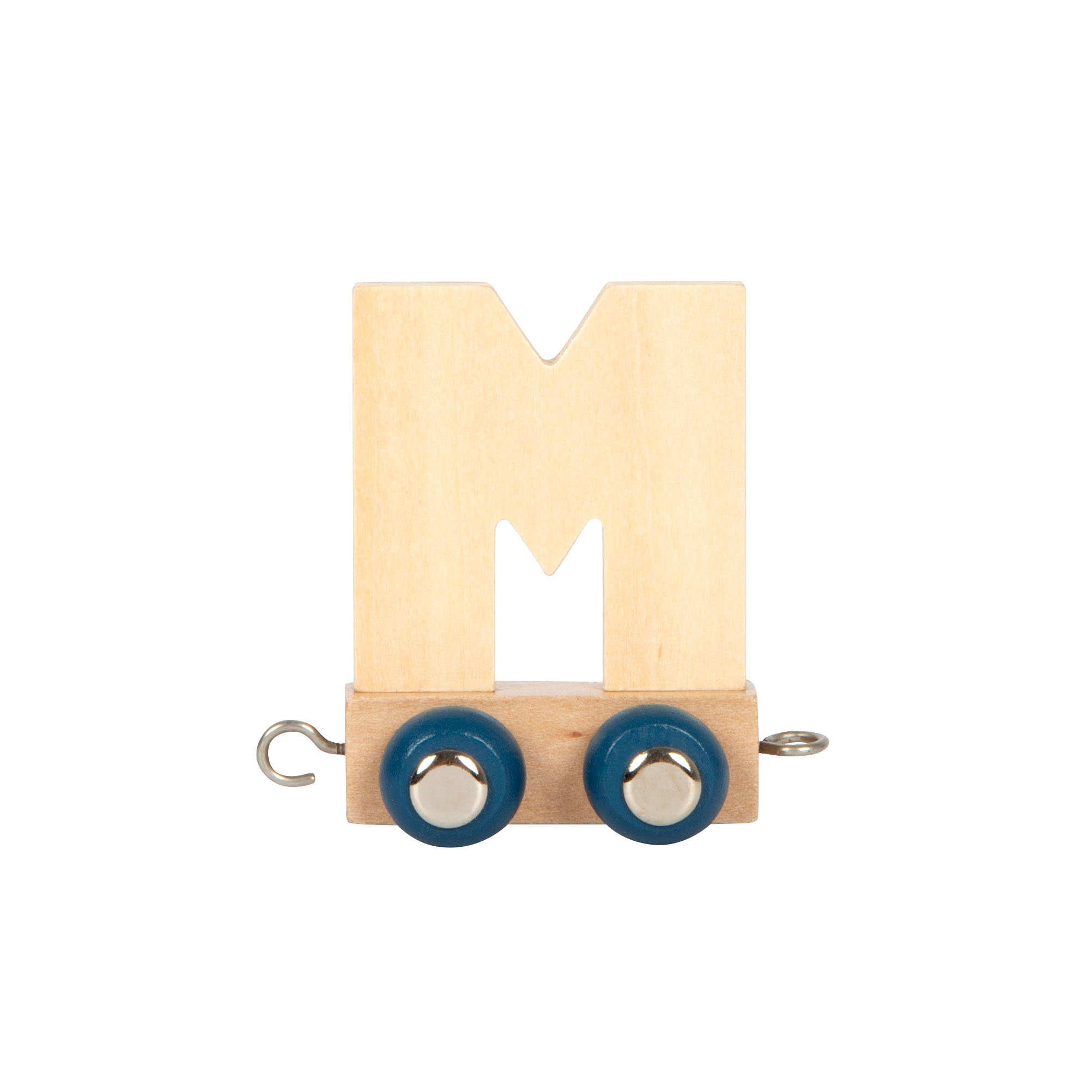 Buchstabenzug M aus Holz