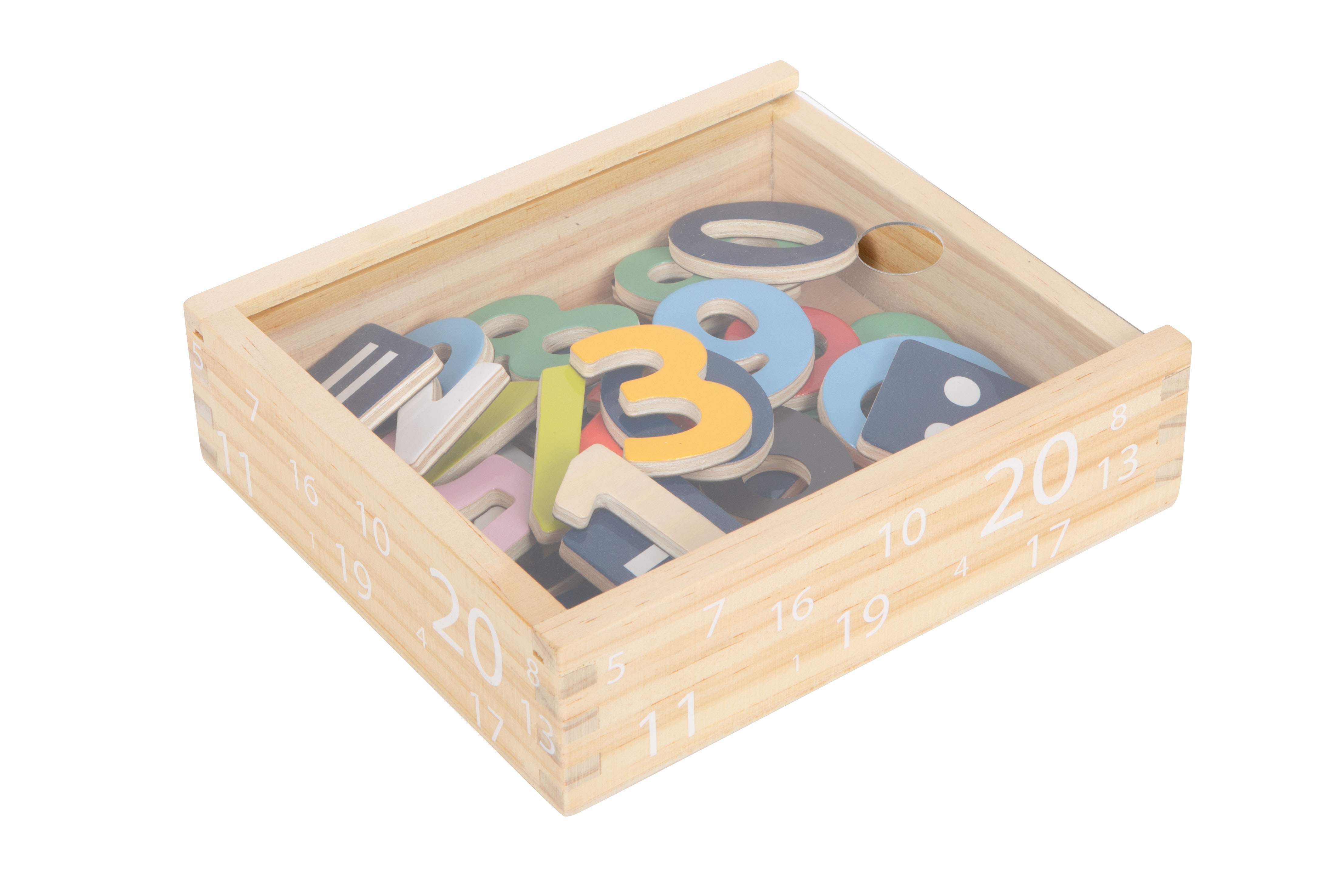 Bunte Magnetzahlen „Educate“ für Kinder