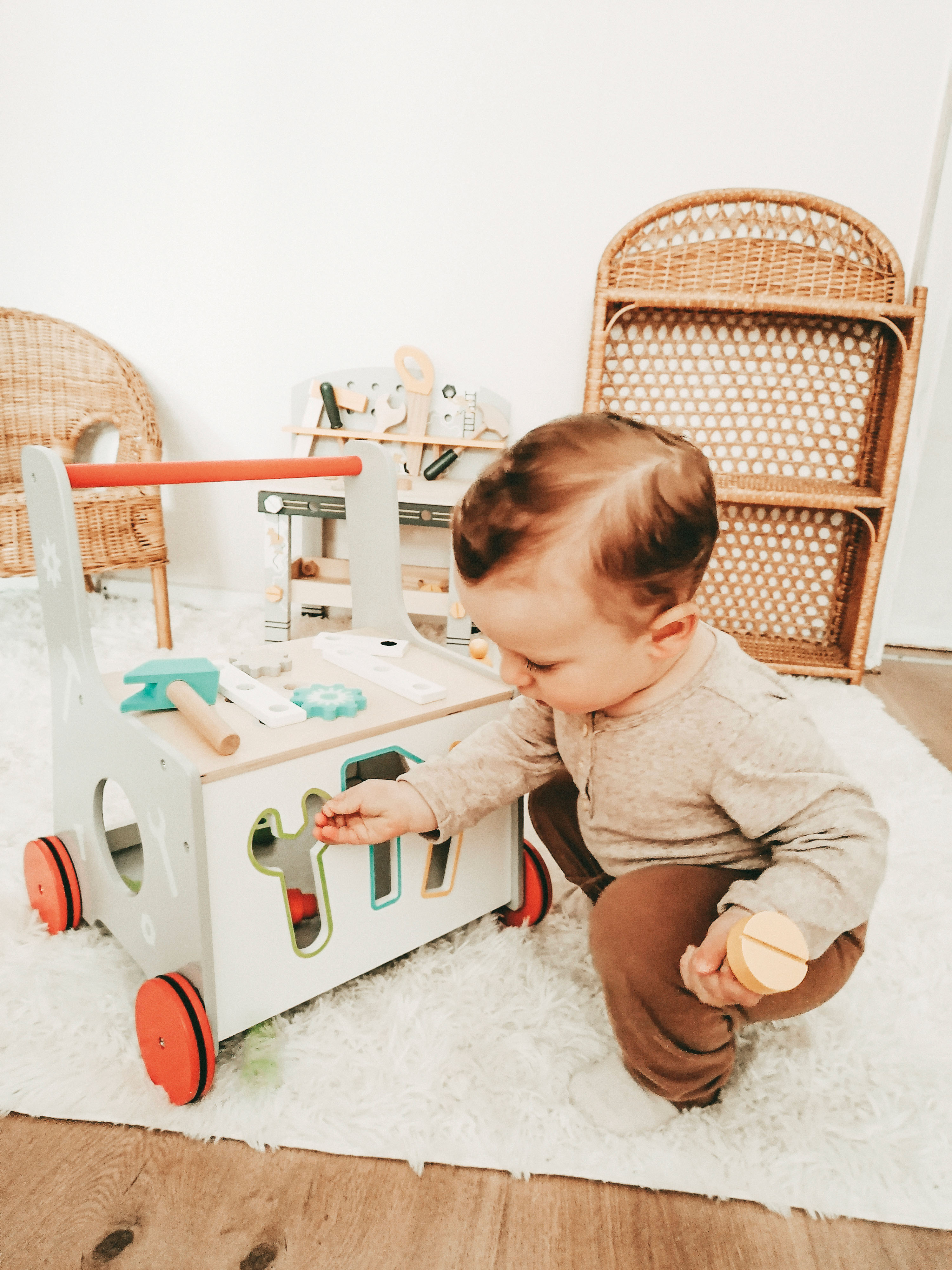 Lauflernwagen Werkzeug für Kinder