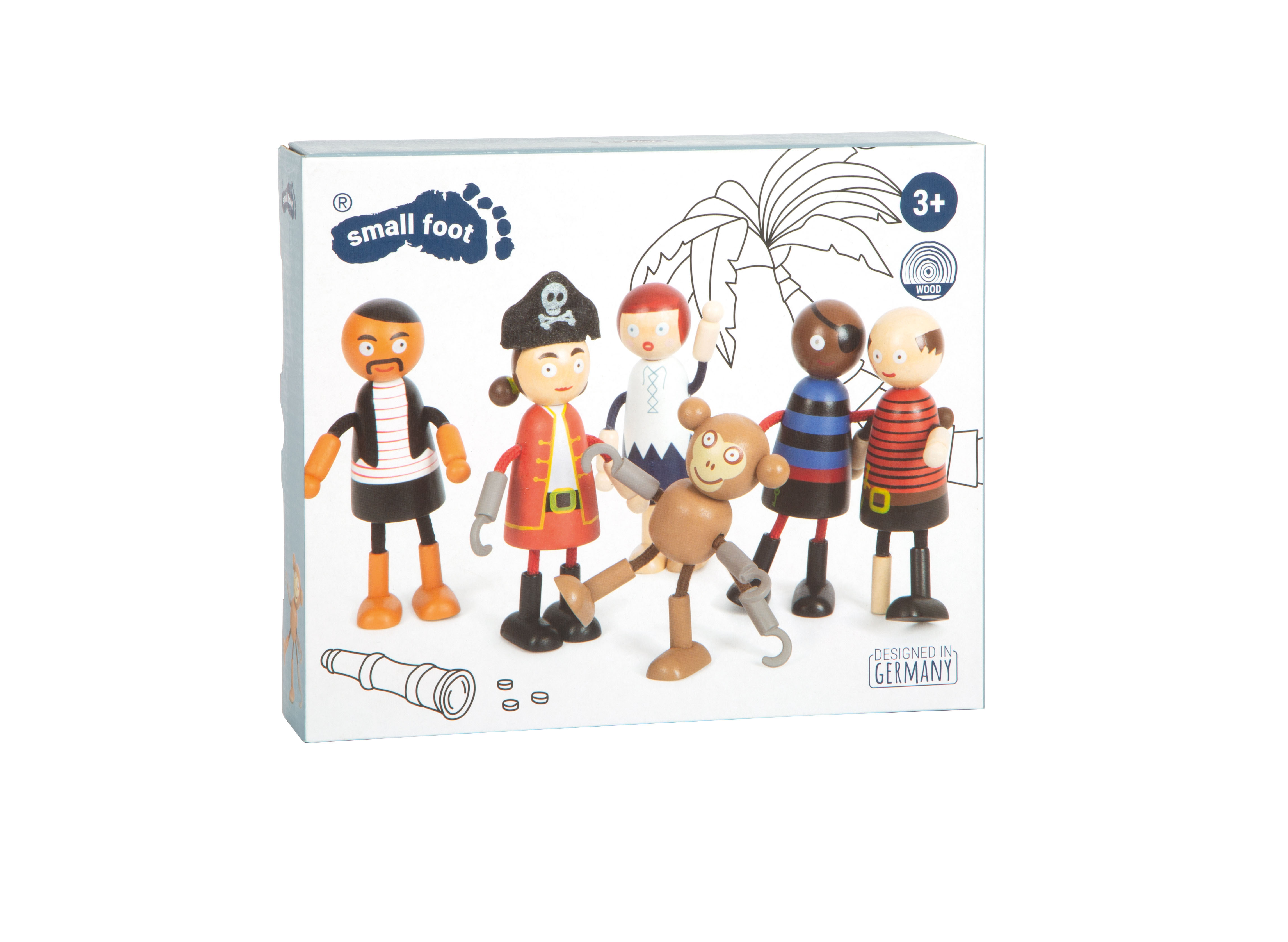 Biegepuppen Piraten Figuren für Kinder