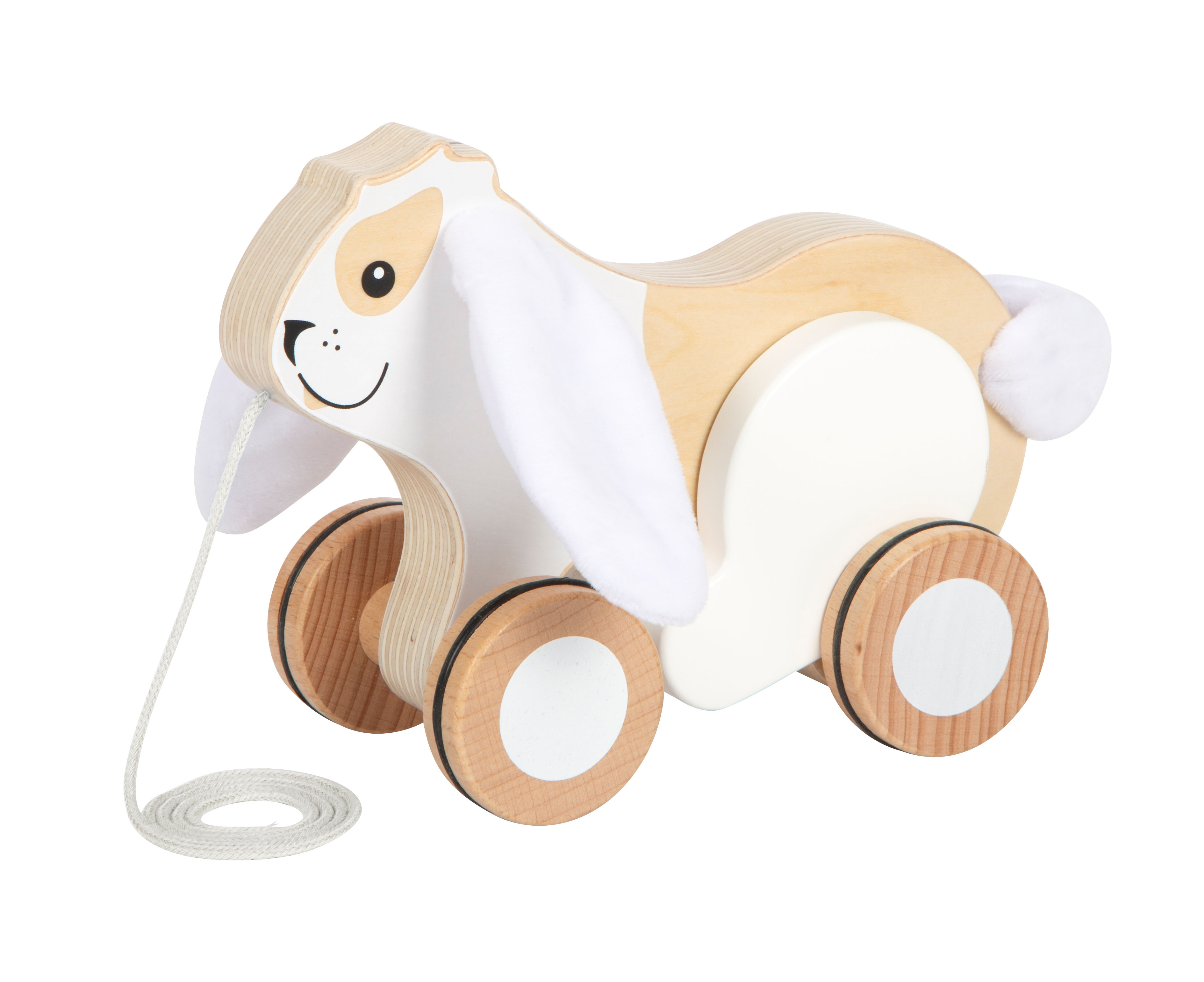 Nachzieh-Hase schräg Kopf links vorne