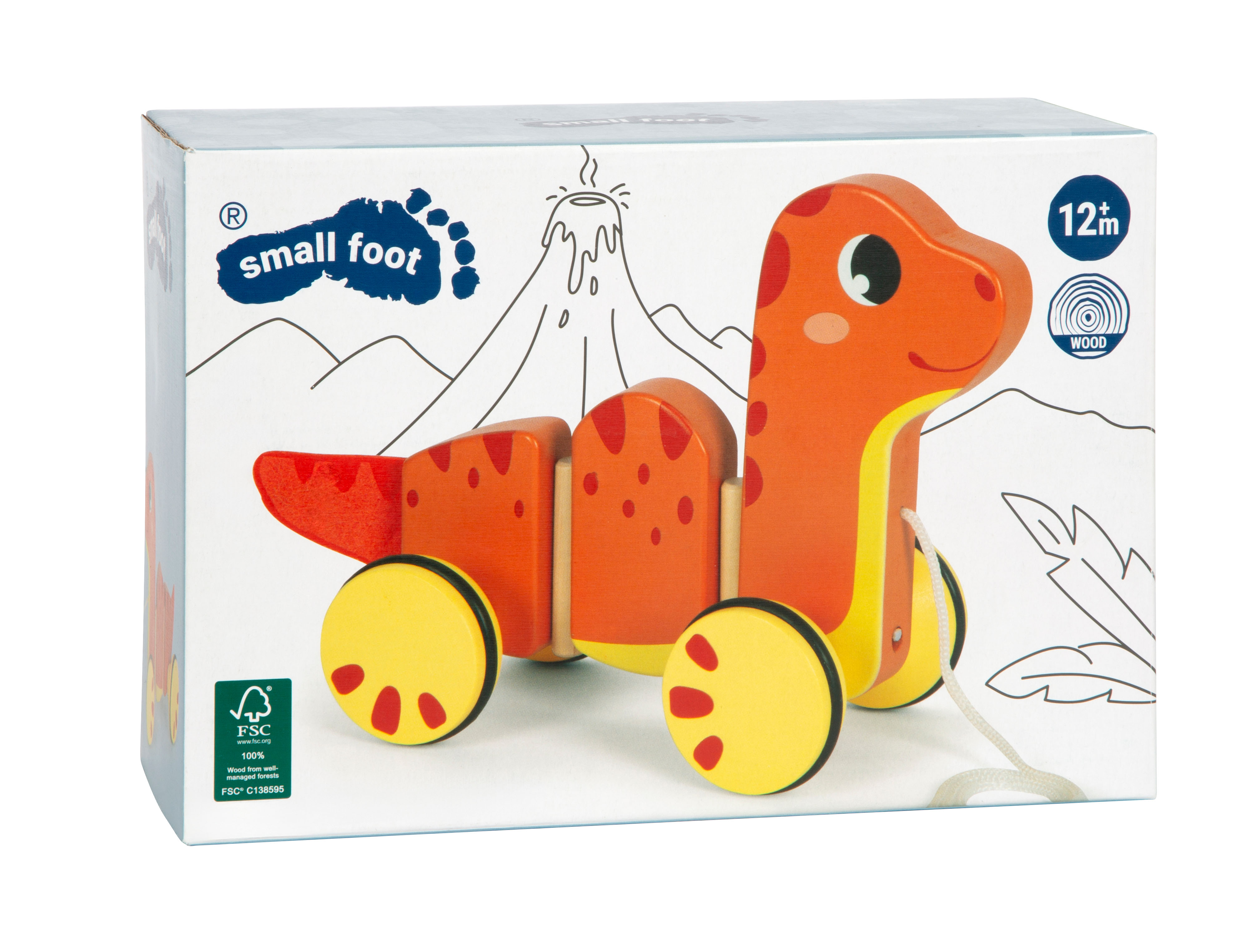 Nachziehtier „Dino“ für Kinder