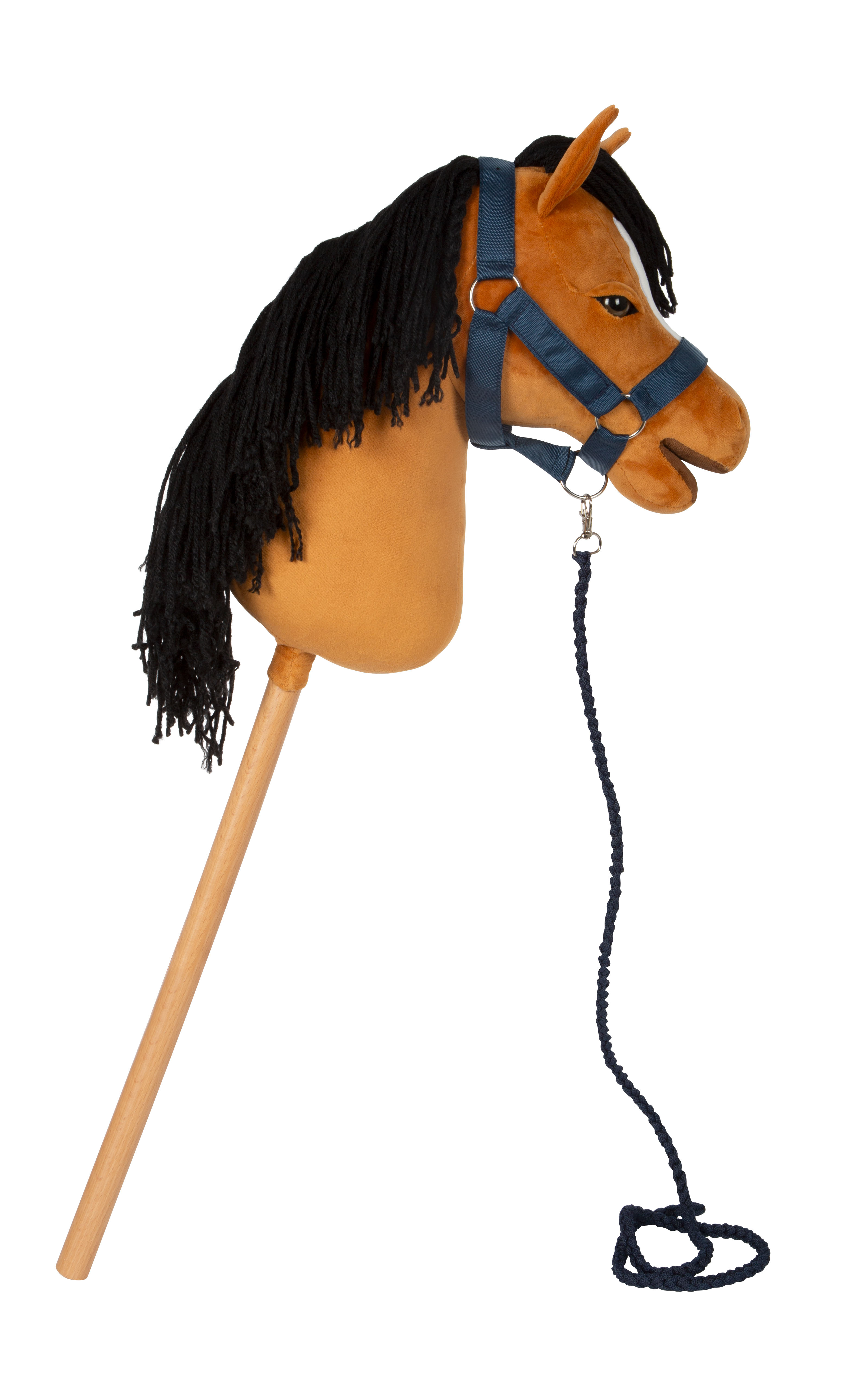 Hobby Horse Profilansicht, Halfter blau