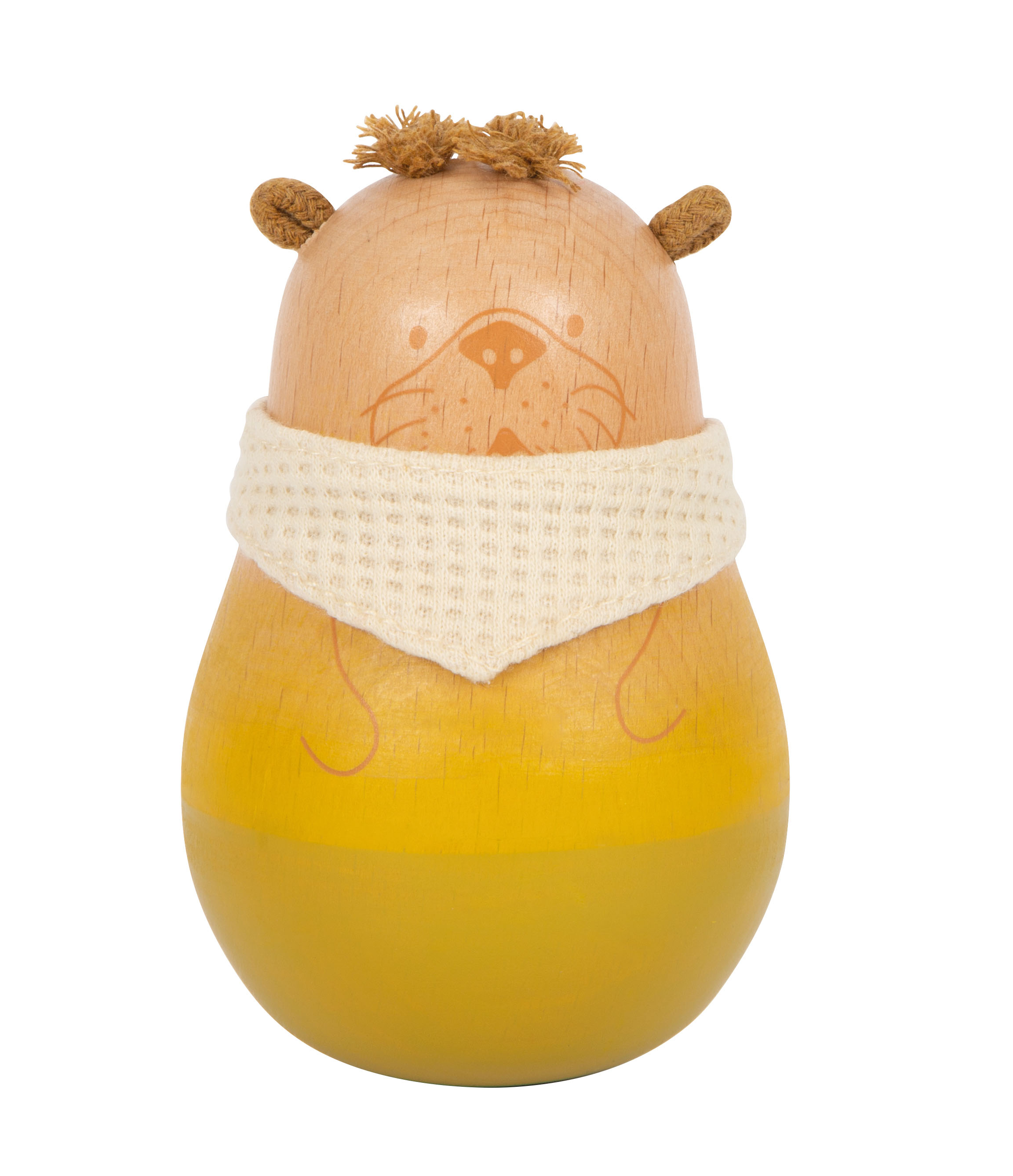 Babyspielzeug aus Holz in Otter-Form