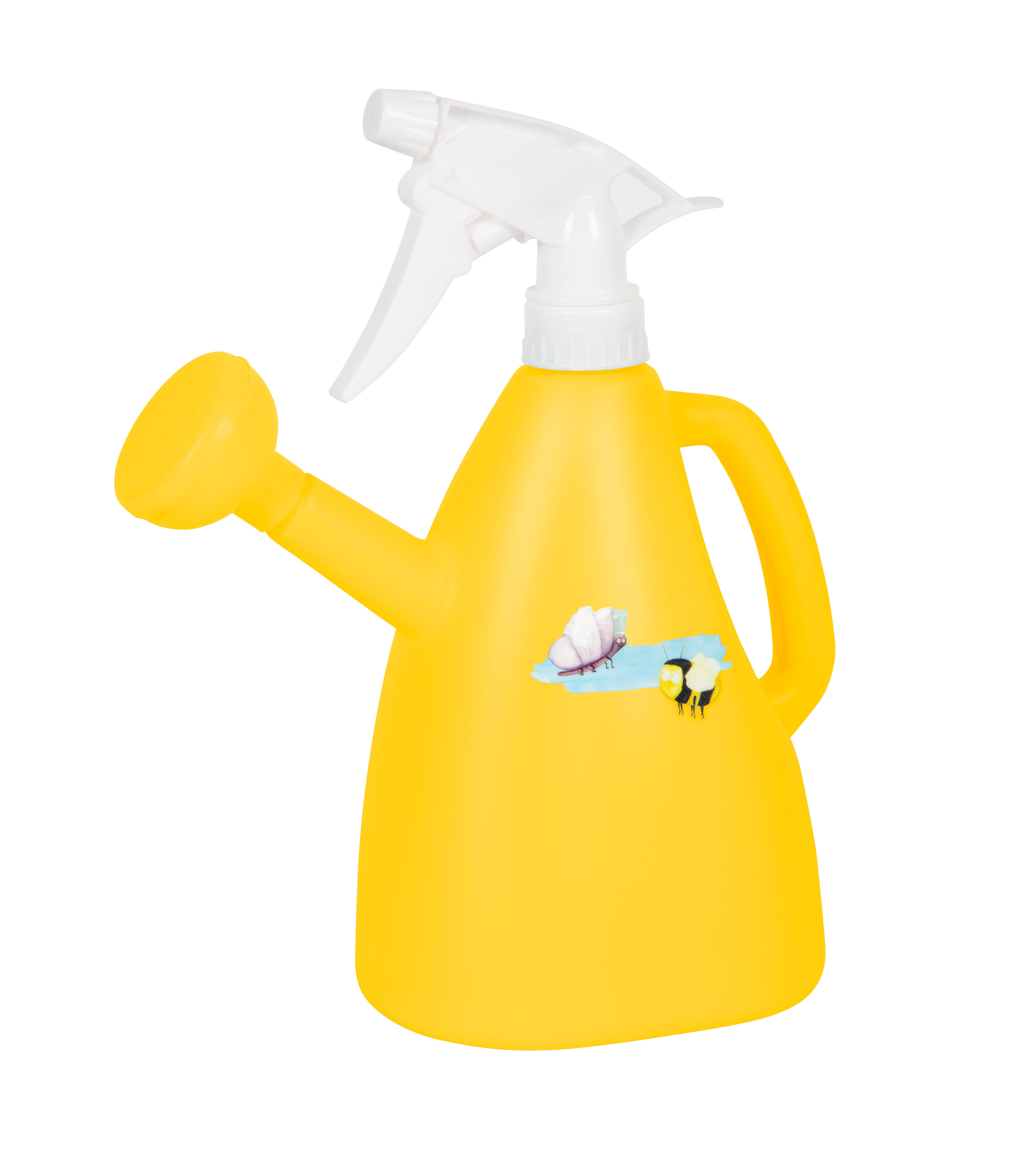 bedruckte Gießkanne mit Sprühfunktion