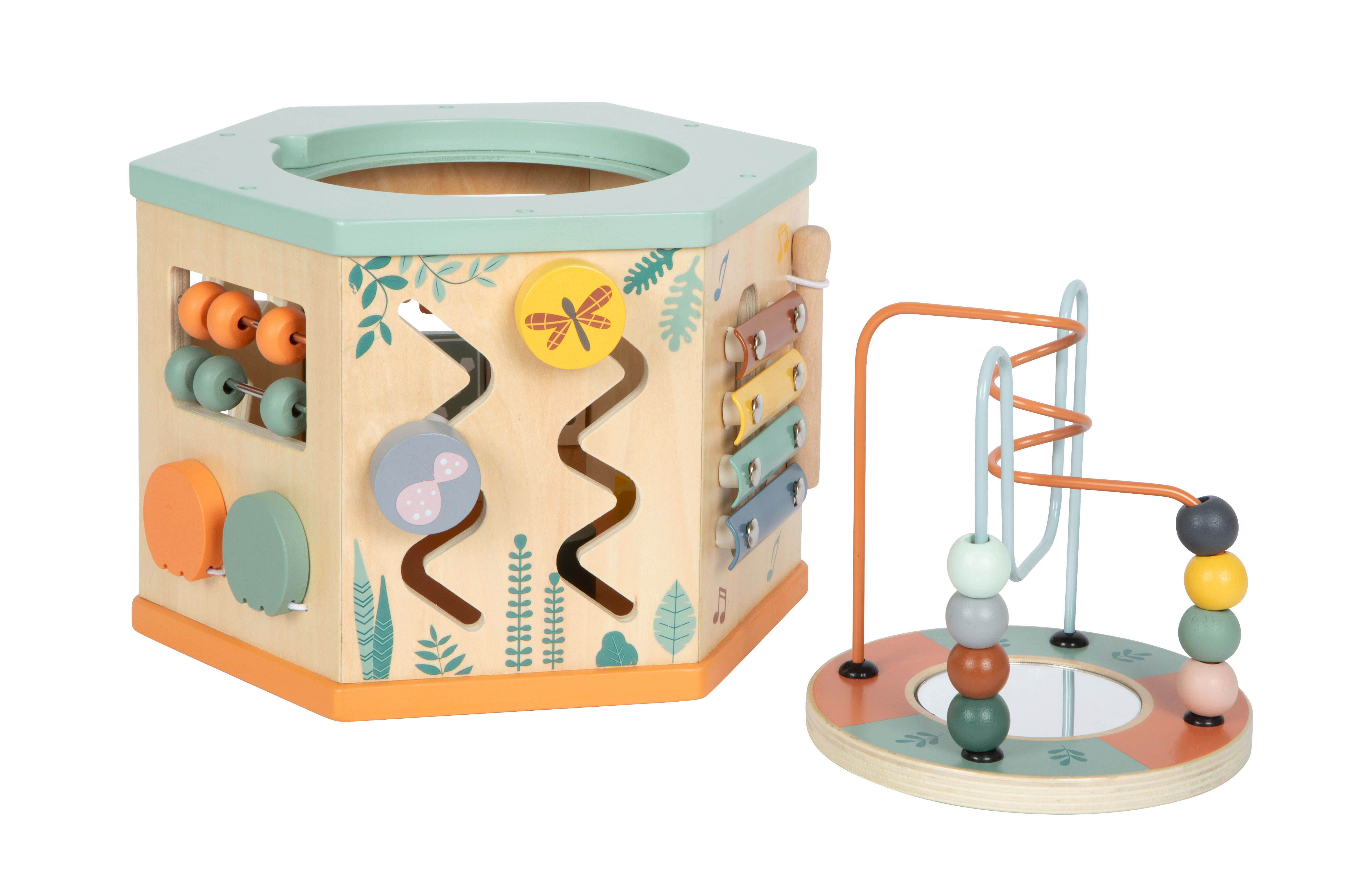 Activity-Würfel mit Xylophon für Kinder