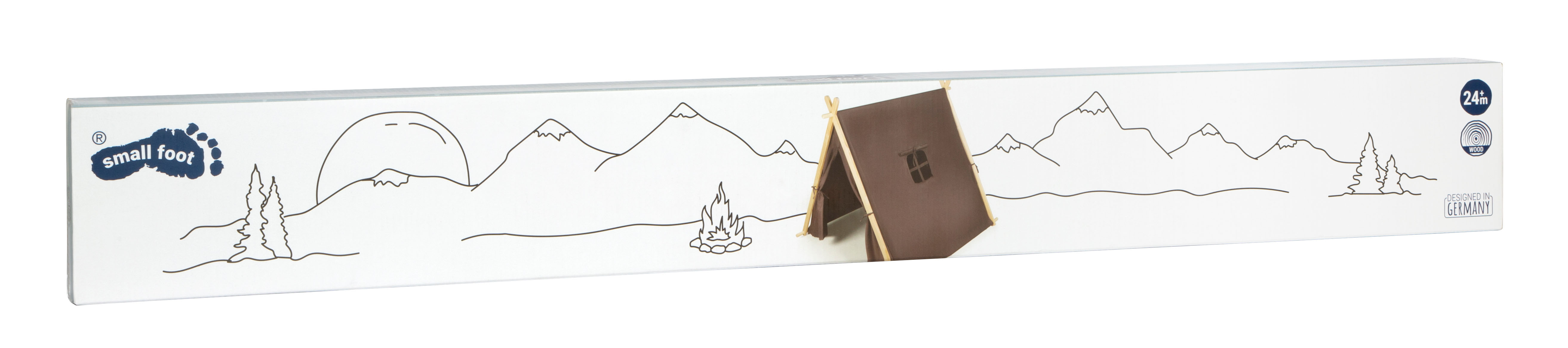 Spielzelt taupe für Kinder