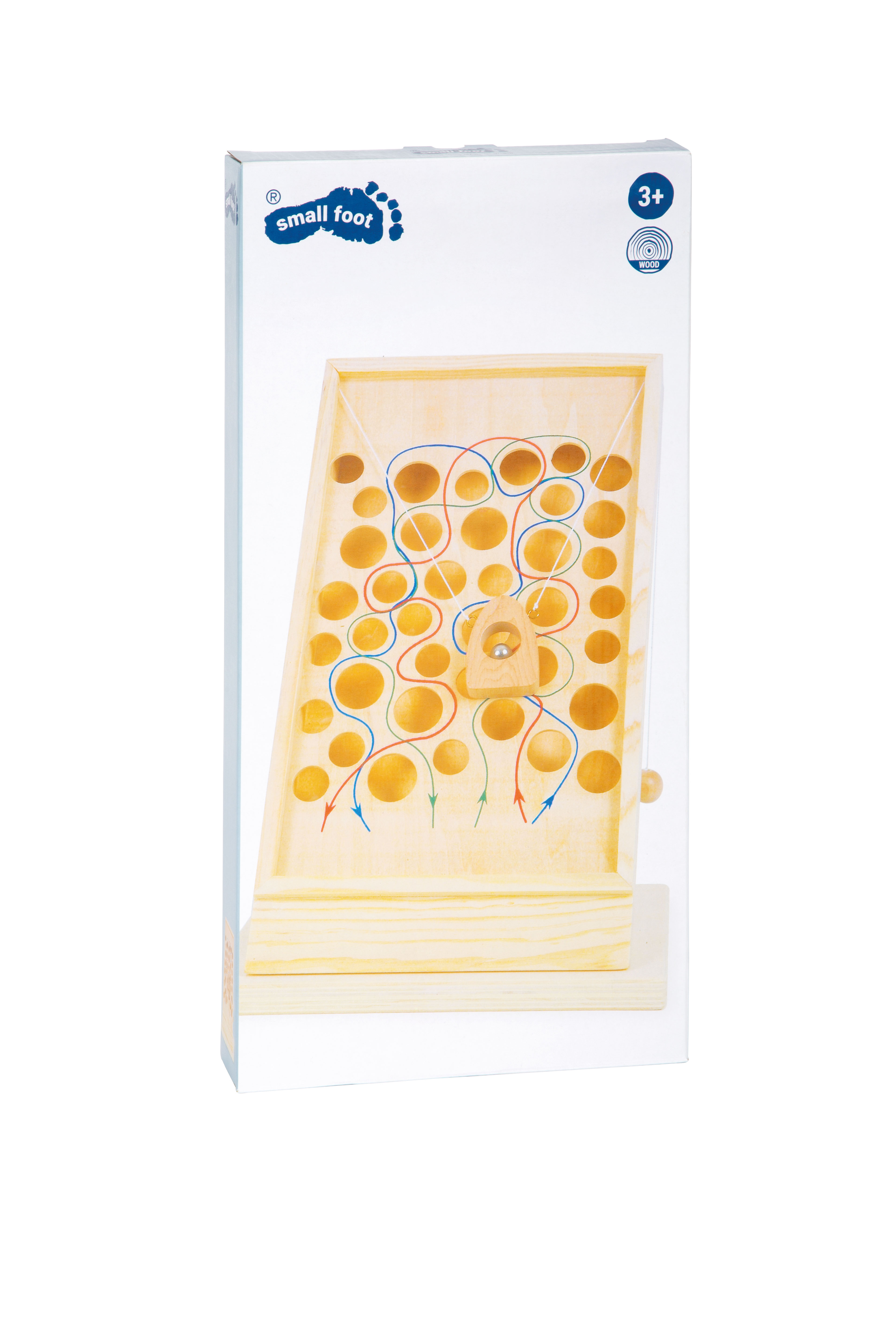 Verpackung eines Geschicklichkeitsspiels für Kinder