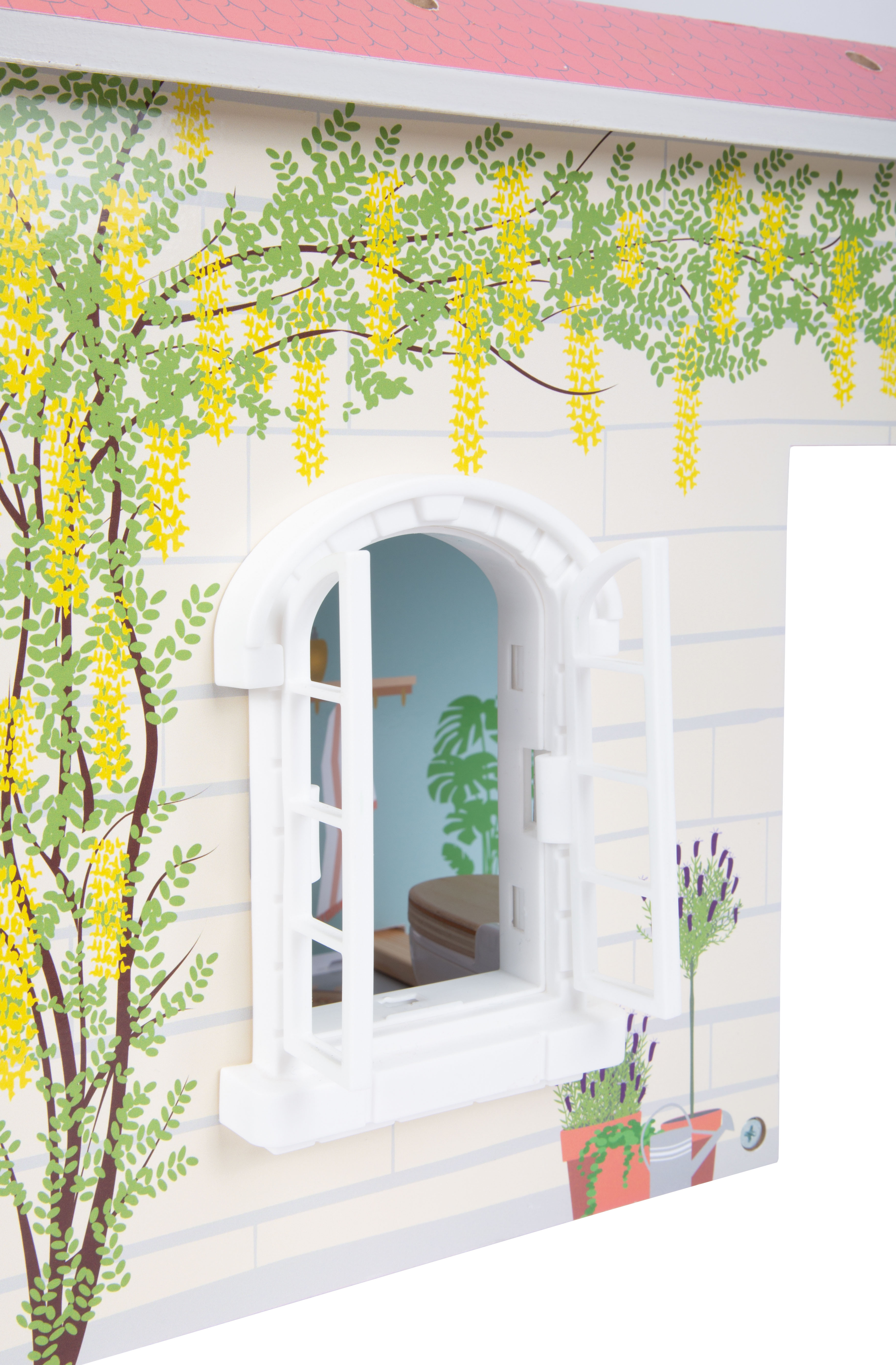 Puppenhaus mit Dachterrasse für Kinder