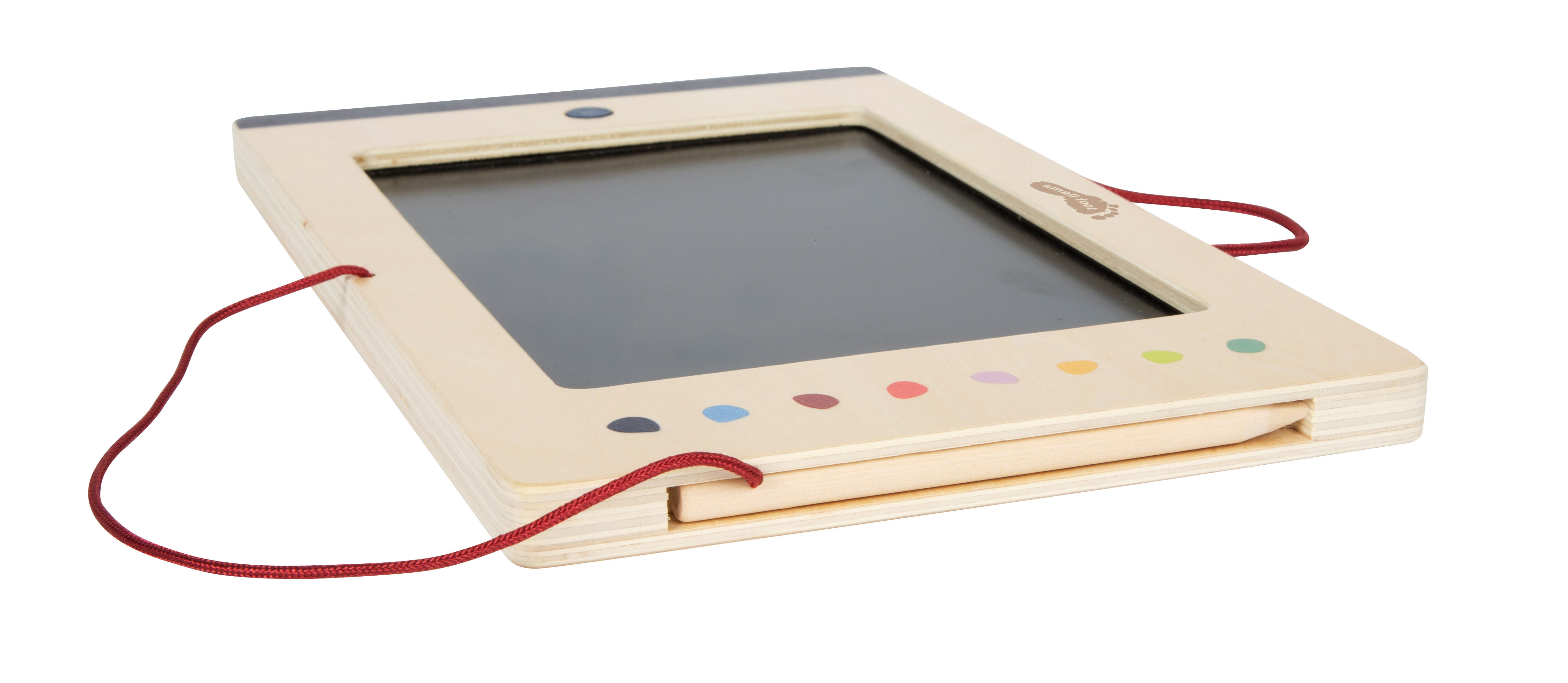 Kinder-Maltafel aus Holz mit Display