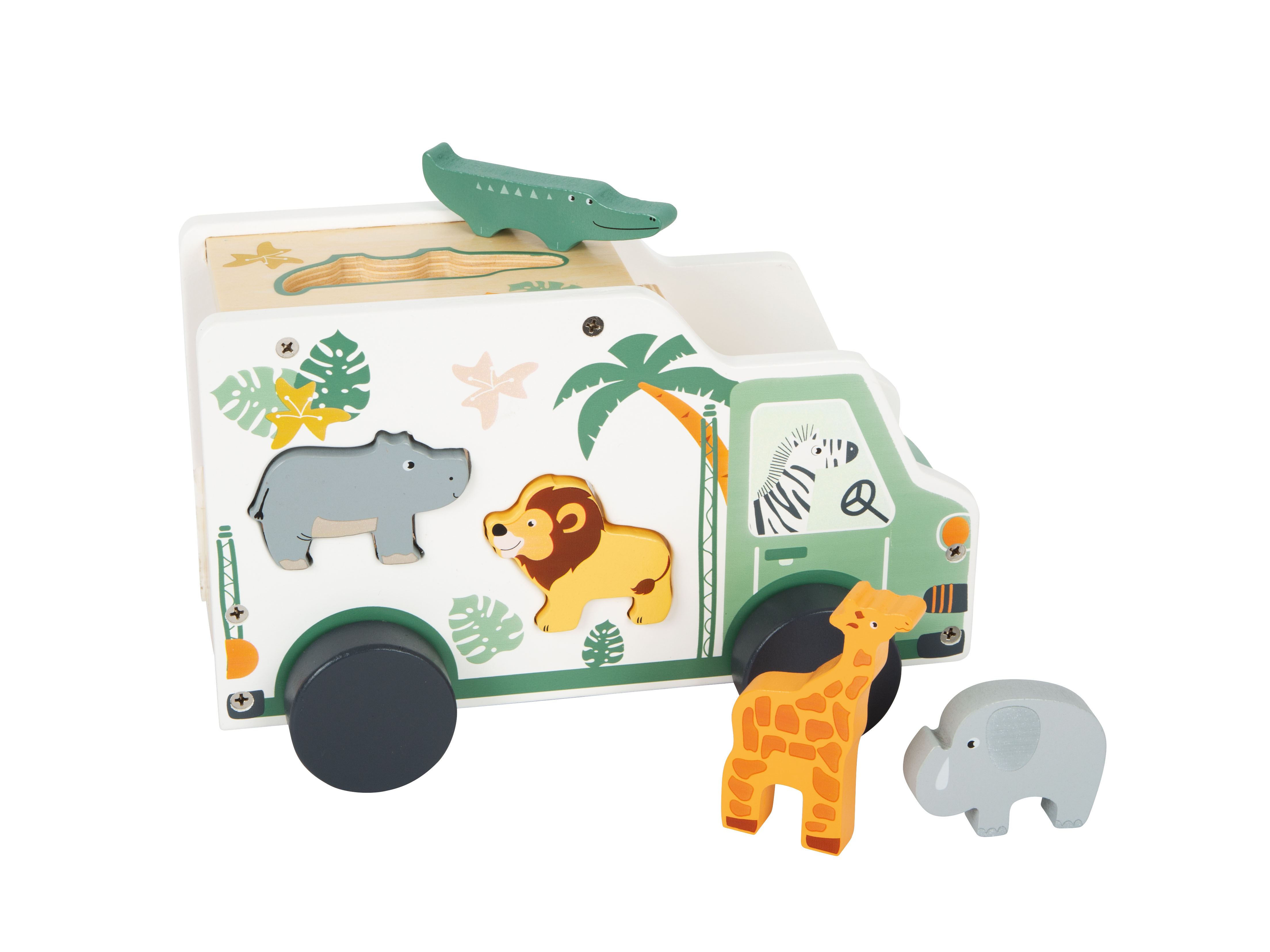 Spielauto im Safari-Look