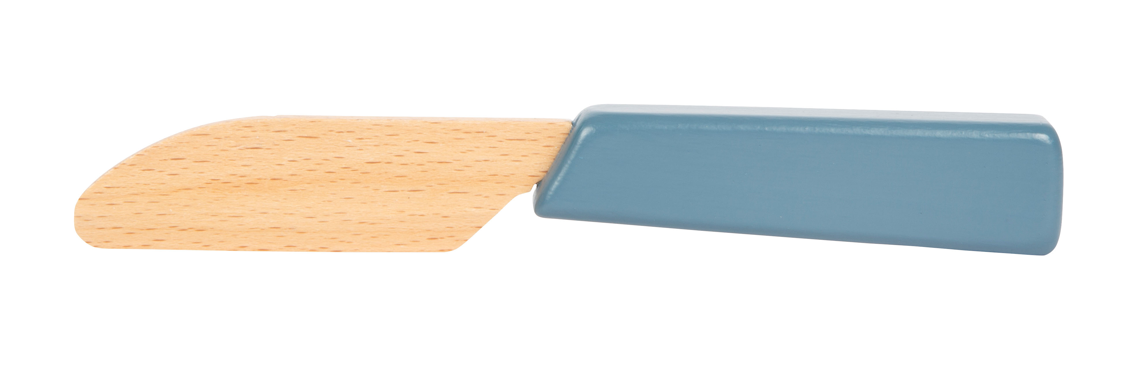 Holzmesser mit blauem Griff für Kinderküche