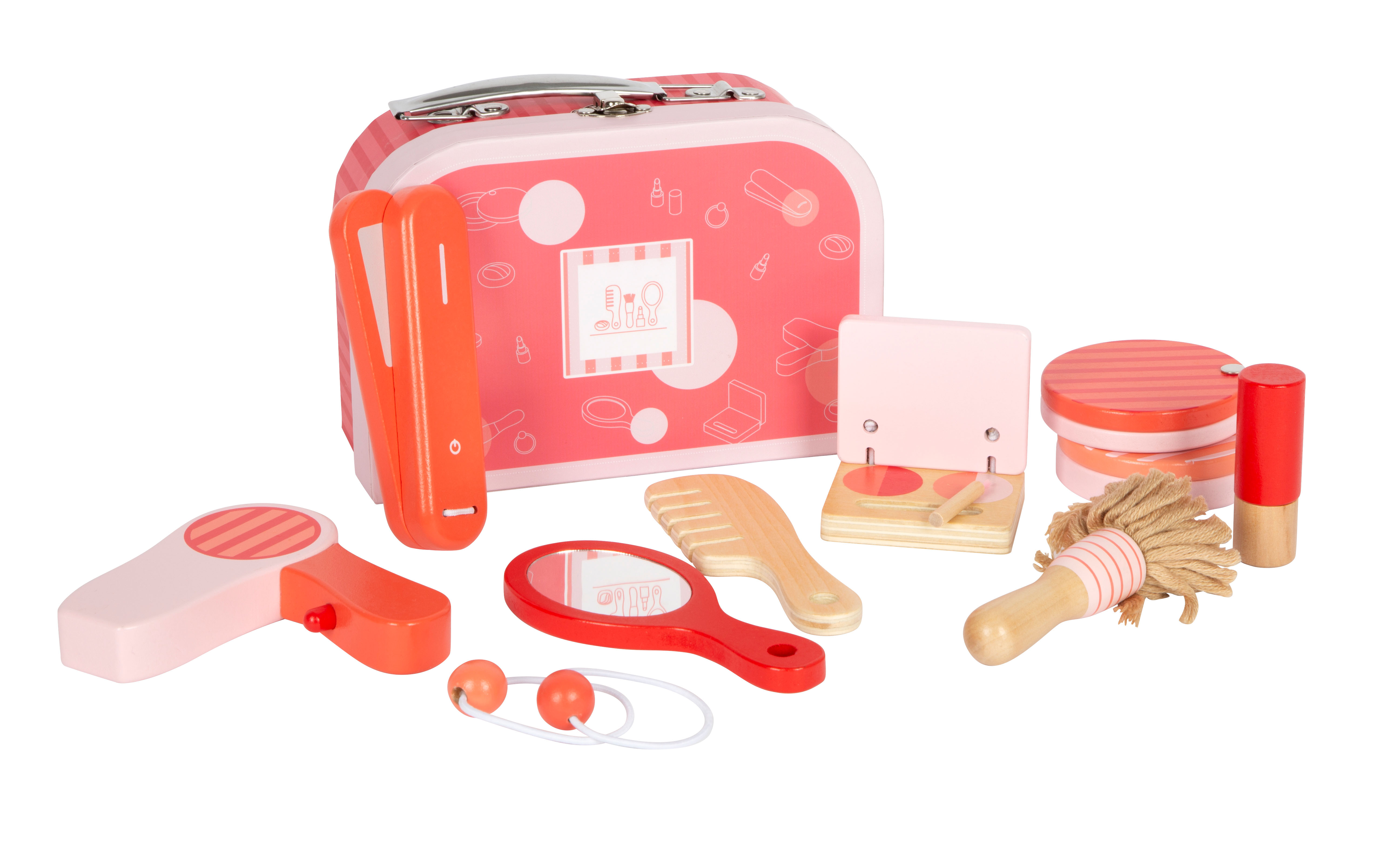 Haar- und Schminkprodukte aus Holz für Kinder