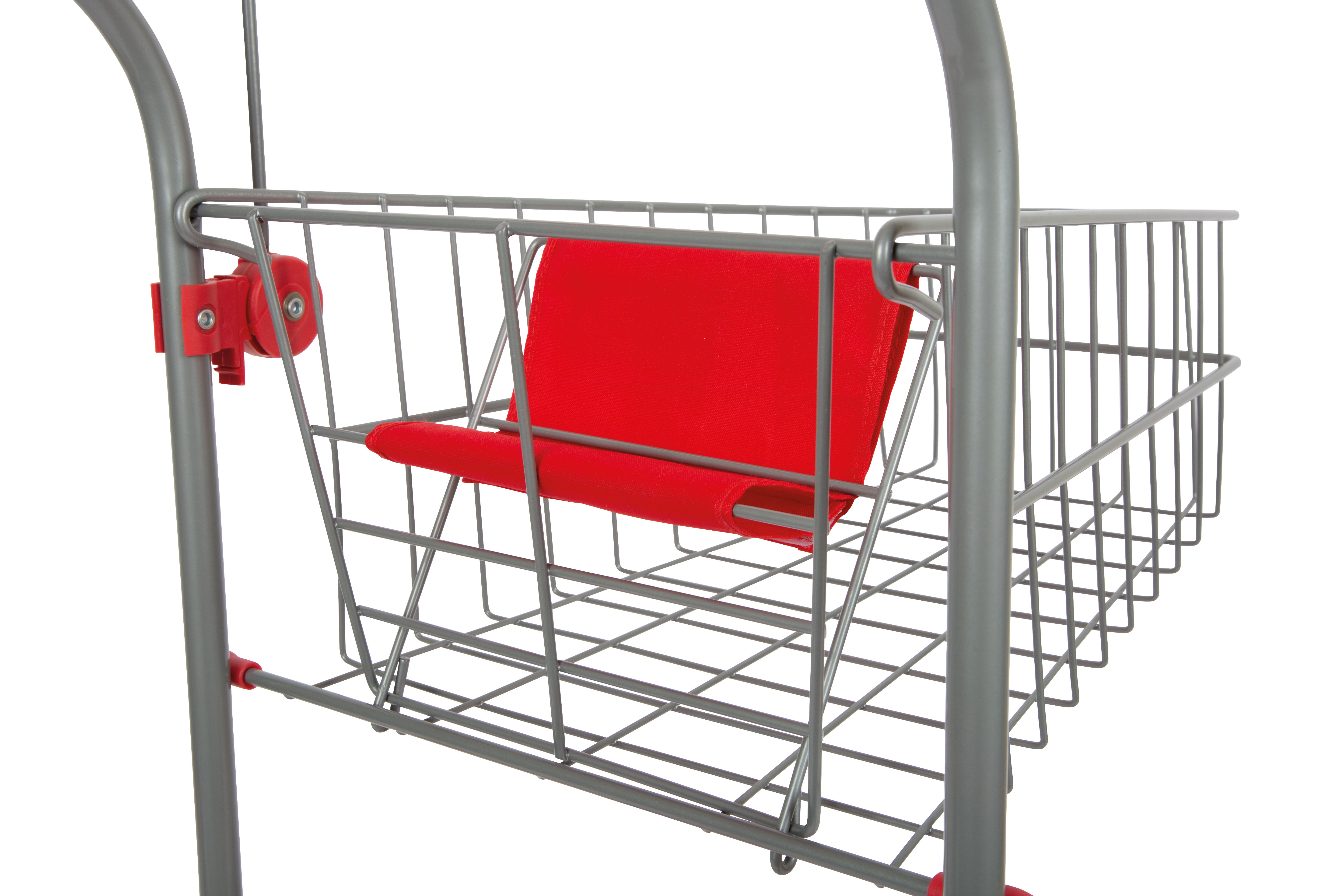 Einkaufswagen silber für Kinder