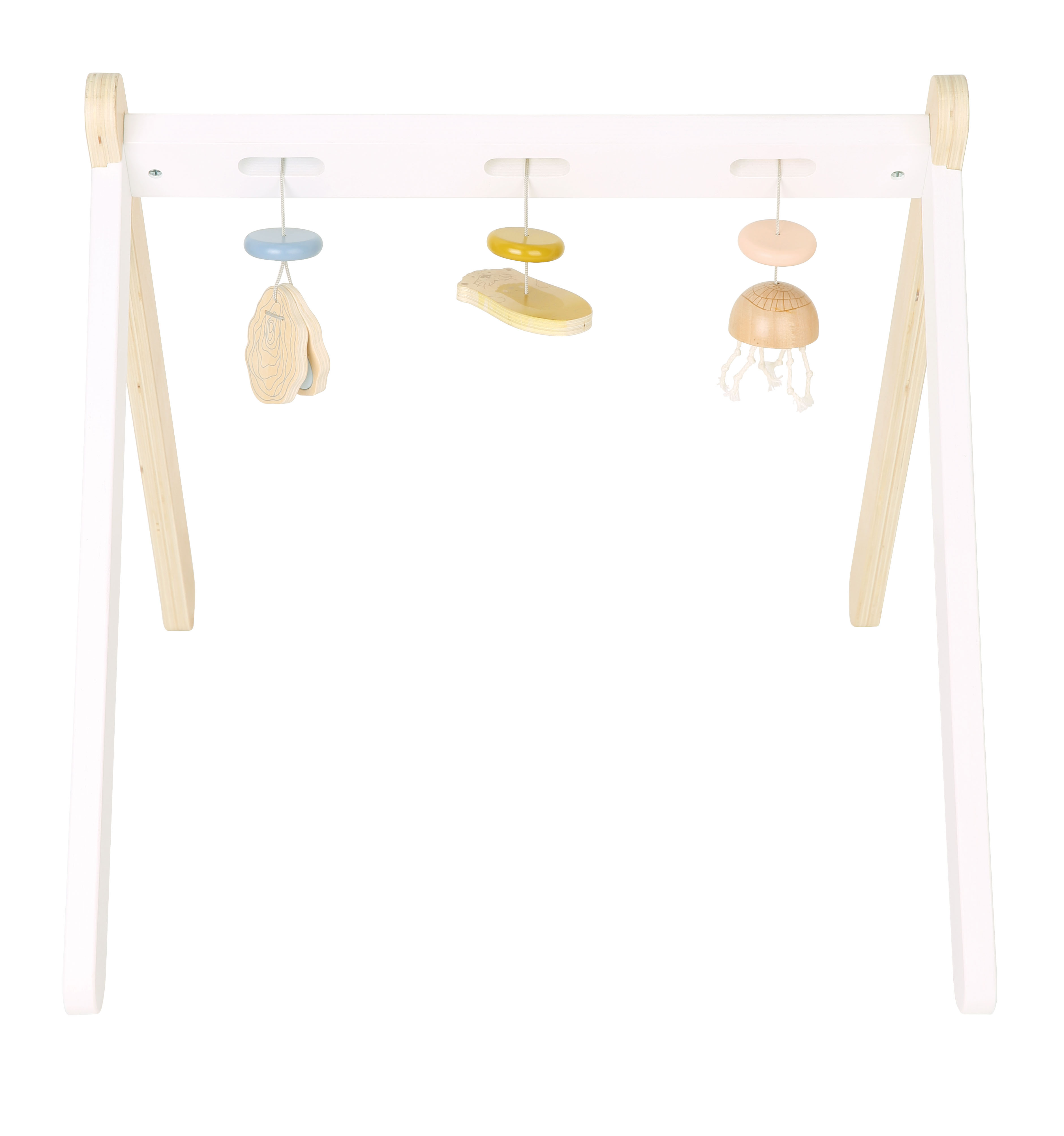 Weißer Babyspielzeug Spielbogen