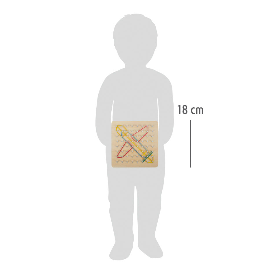 Geoboard aus Holz für Kinder
