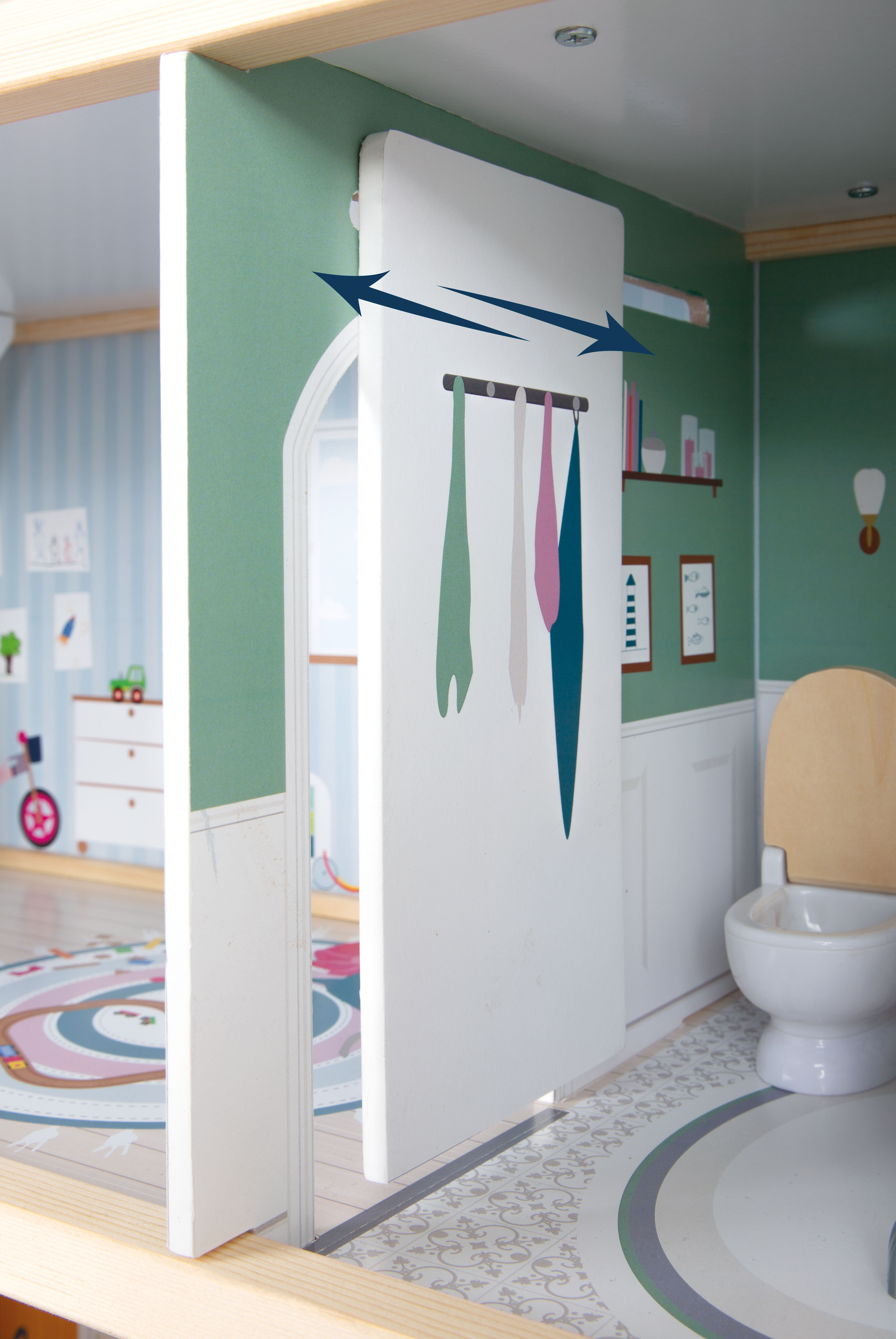 Puppenhaus Stadtvilla für Kinder