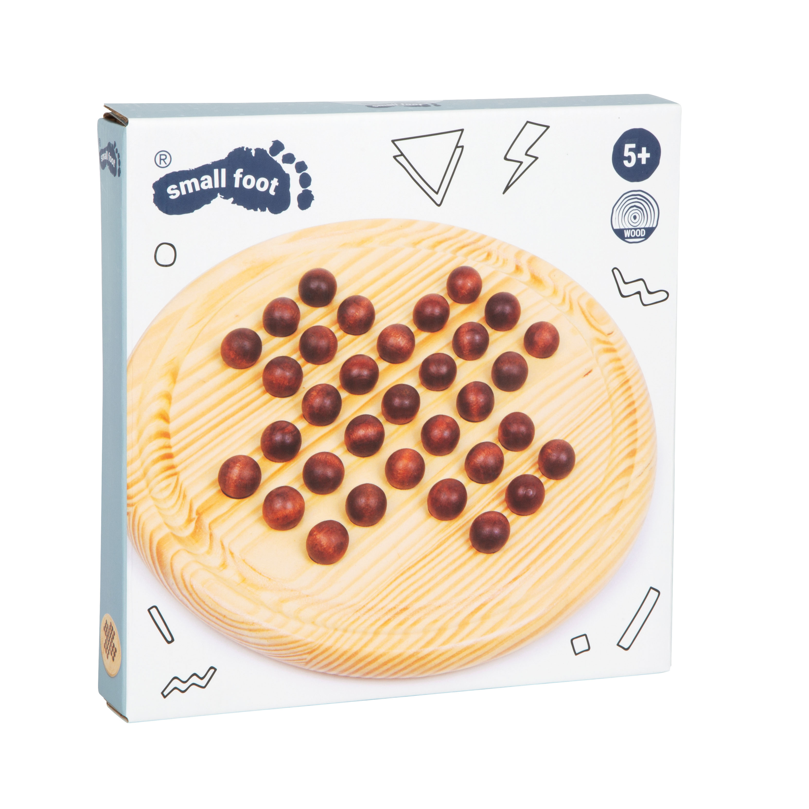 Solitär Holzkugel für Kinder