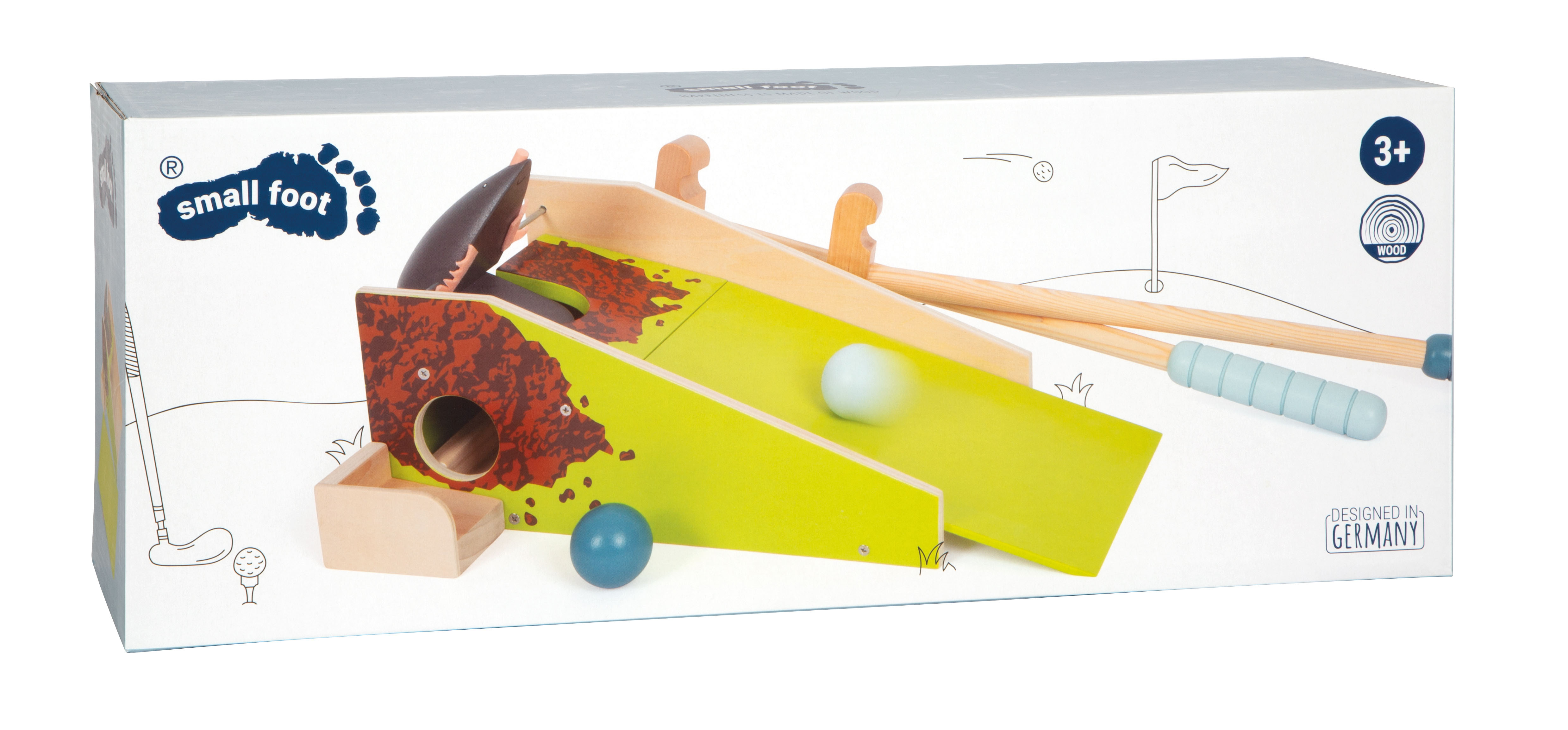 Kinder Minigolf-Set Maulwurf für Kinder