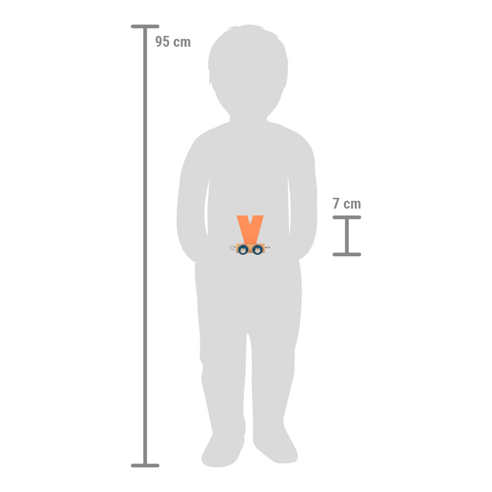 Maßstabsskizze vom Buchstabenzug V