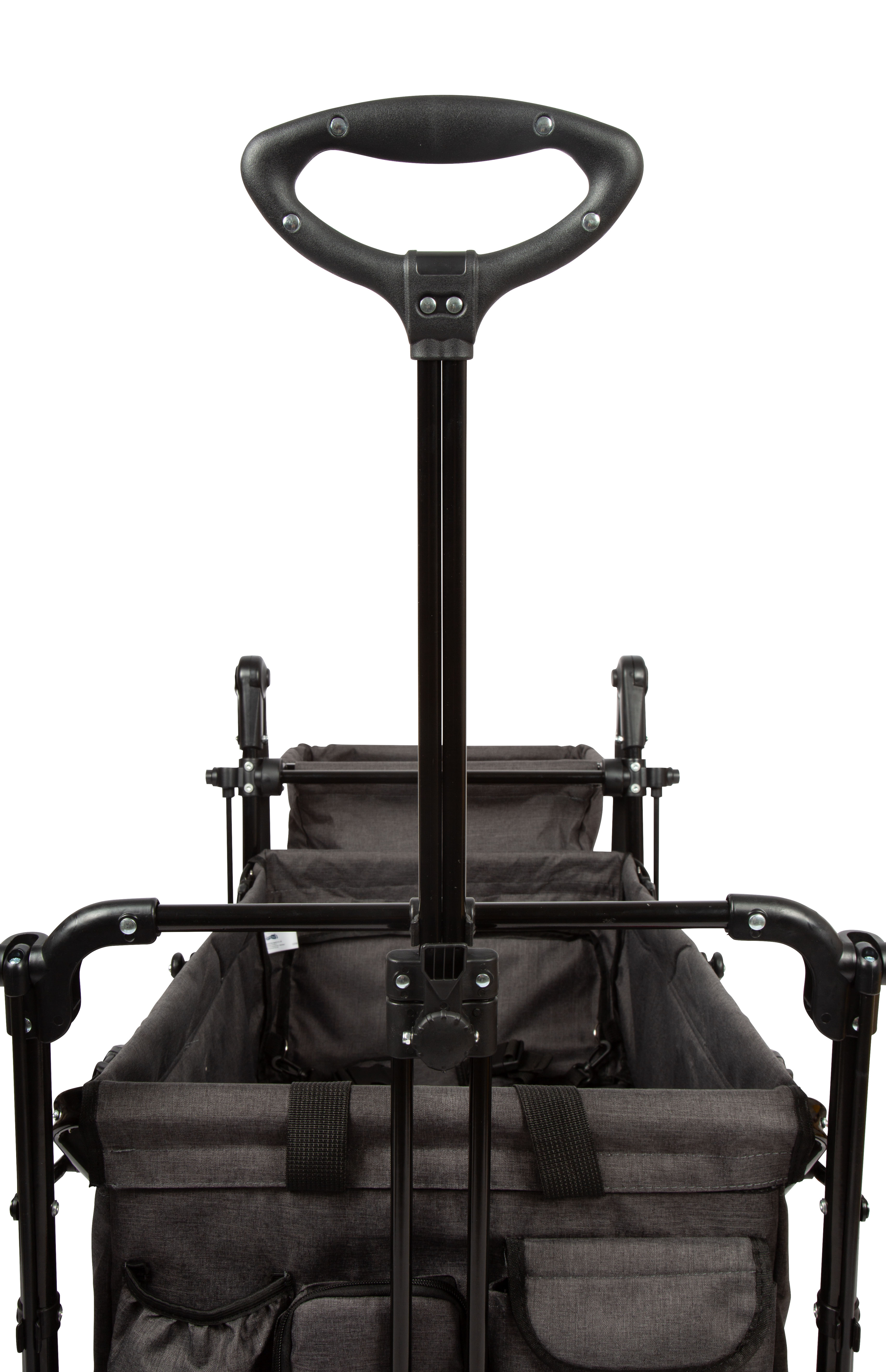 Bollerwagen Mit Dach Griff Verstellbar