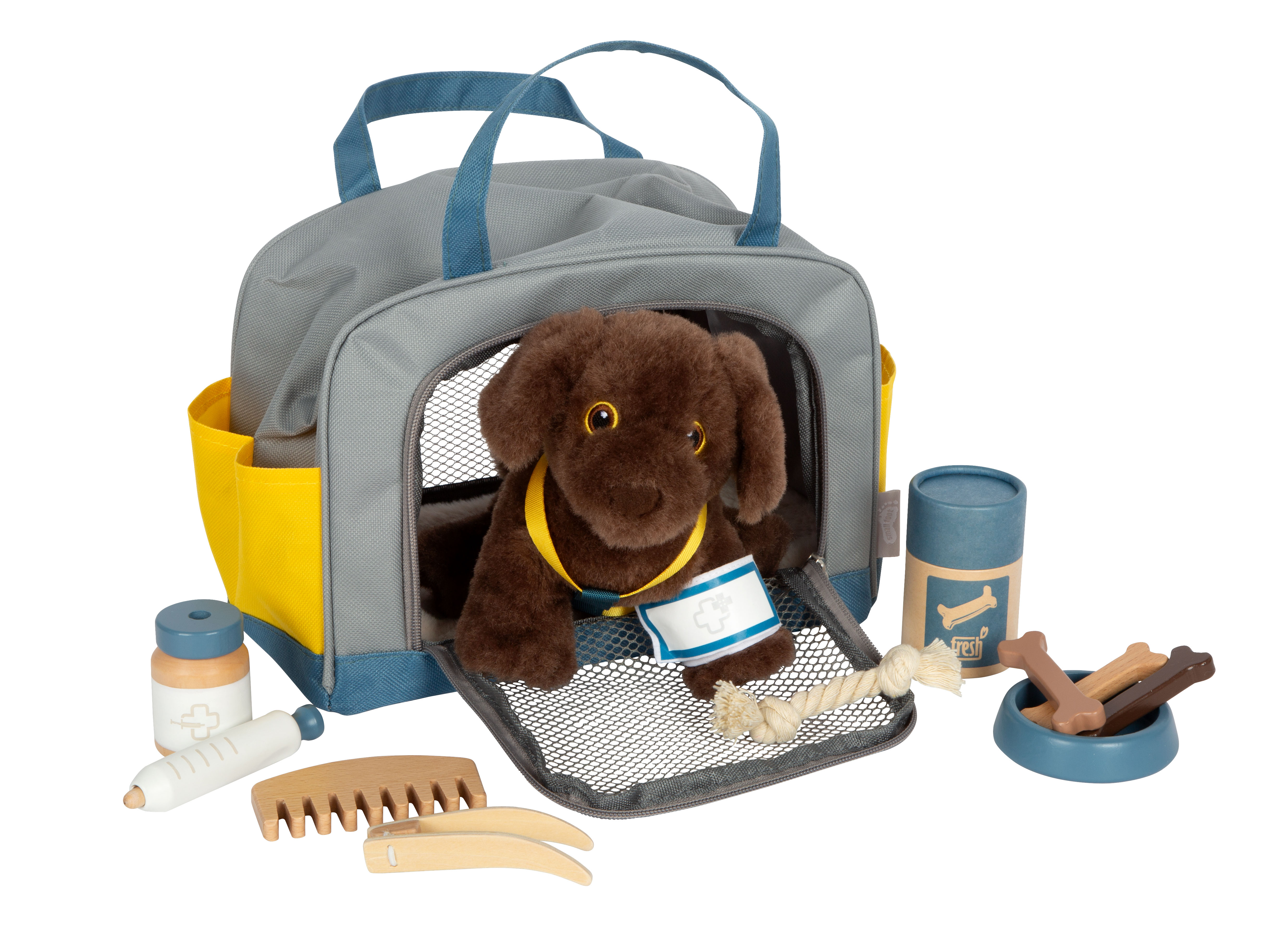 Tierarzt-Set, Spielzeug-Tierarzt, Koffer, Tasche, Hundespielzeug