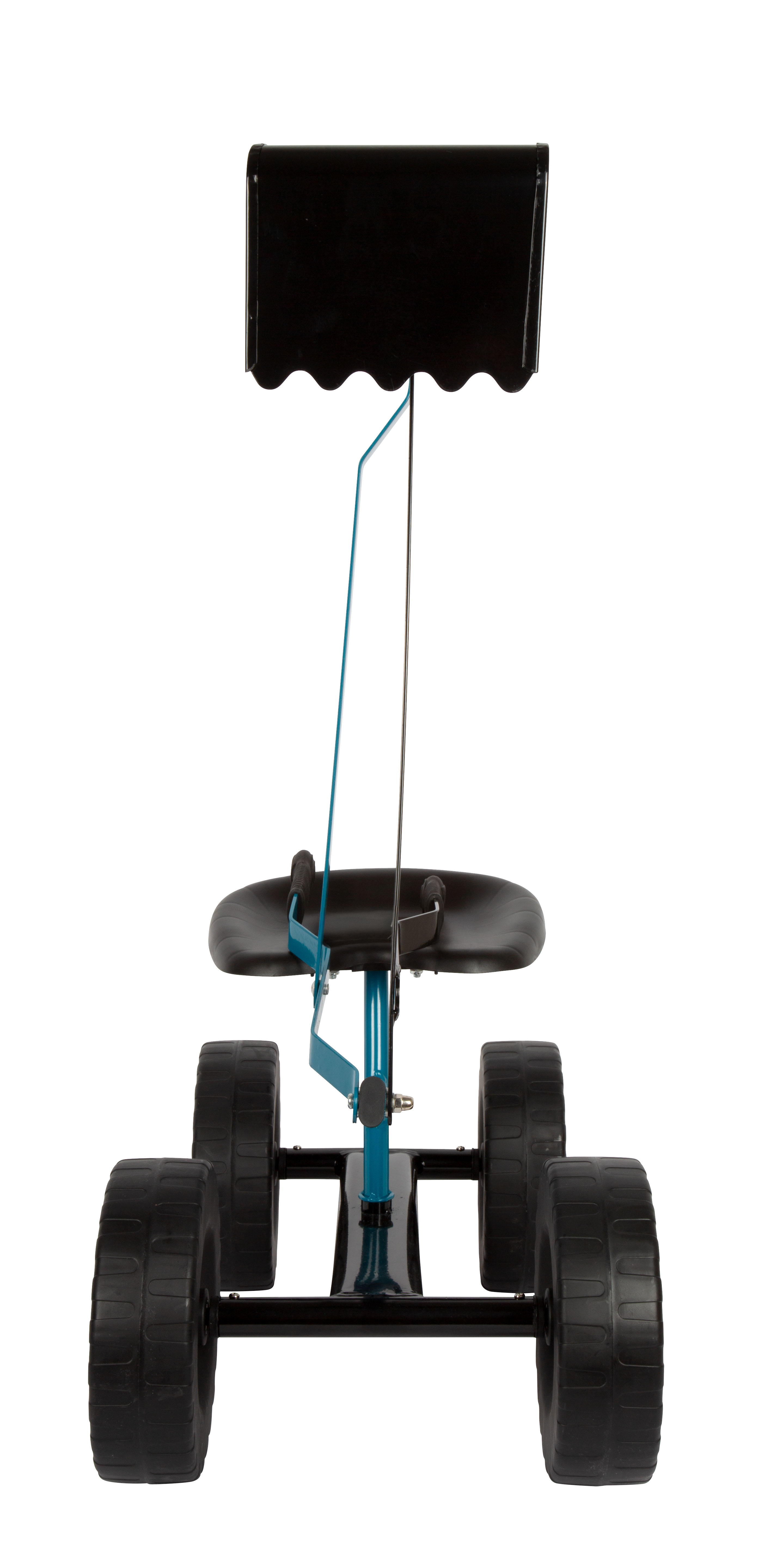 Kinderbagger aus Metall mit Kipp-Schaufel und Rädern