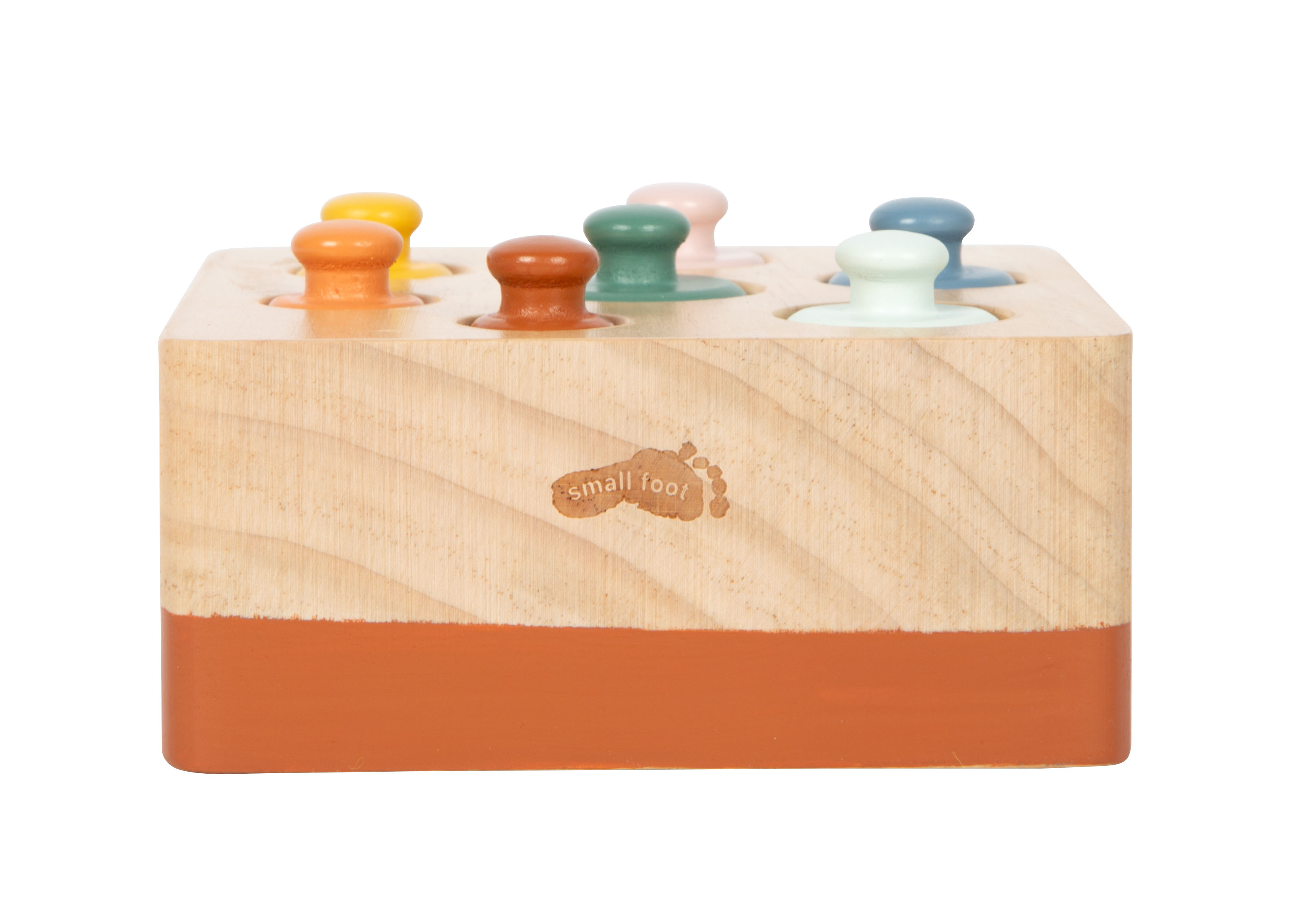 Montessori Steckspiel mit Zylindern aus Holz