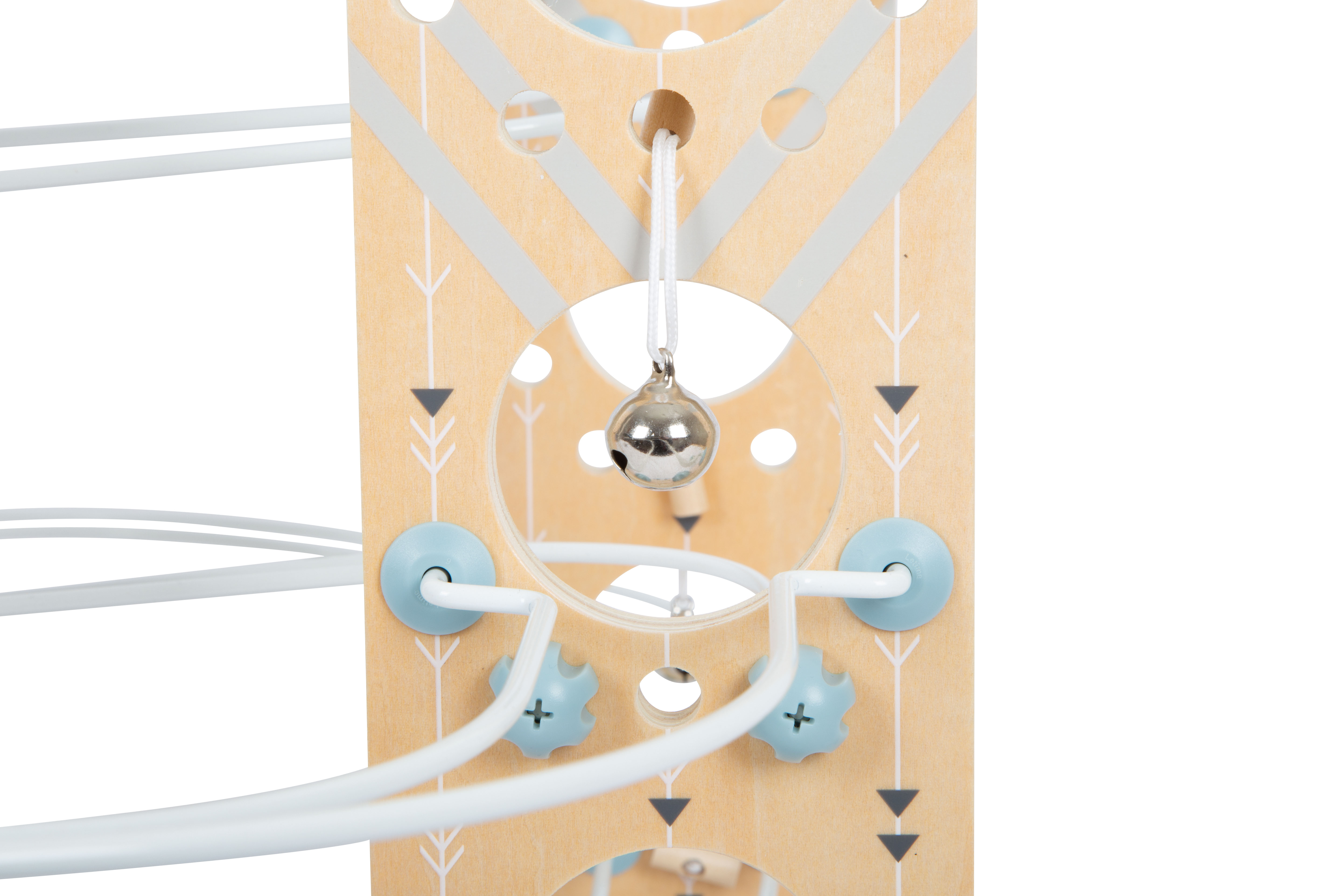 Modulare Kugelbahn für Kinder