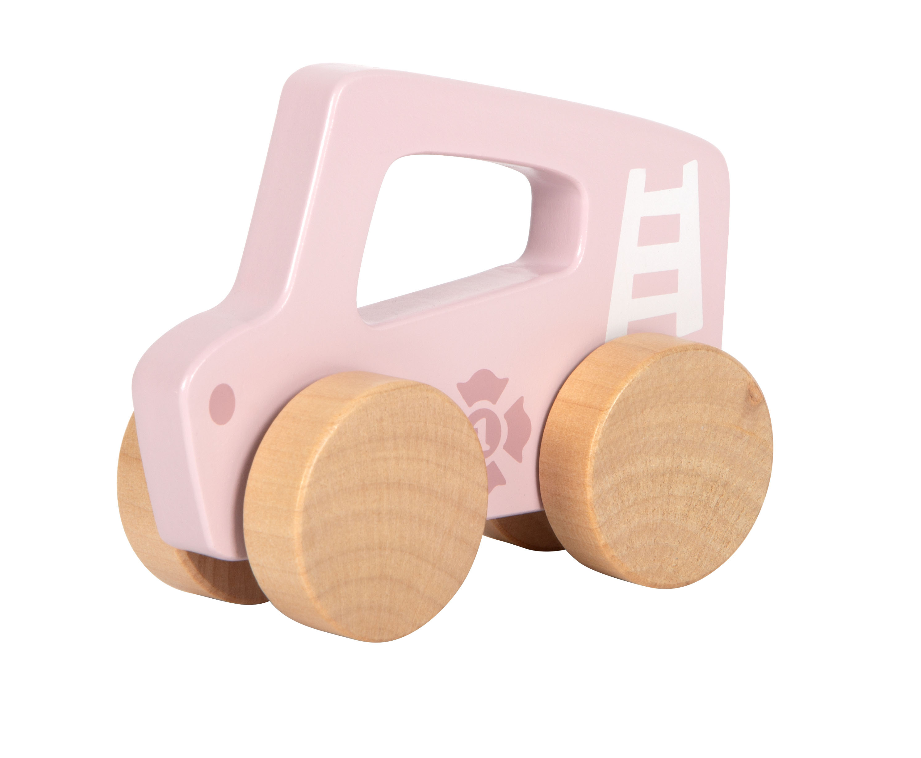 Schiebeauto mit Holzrädern