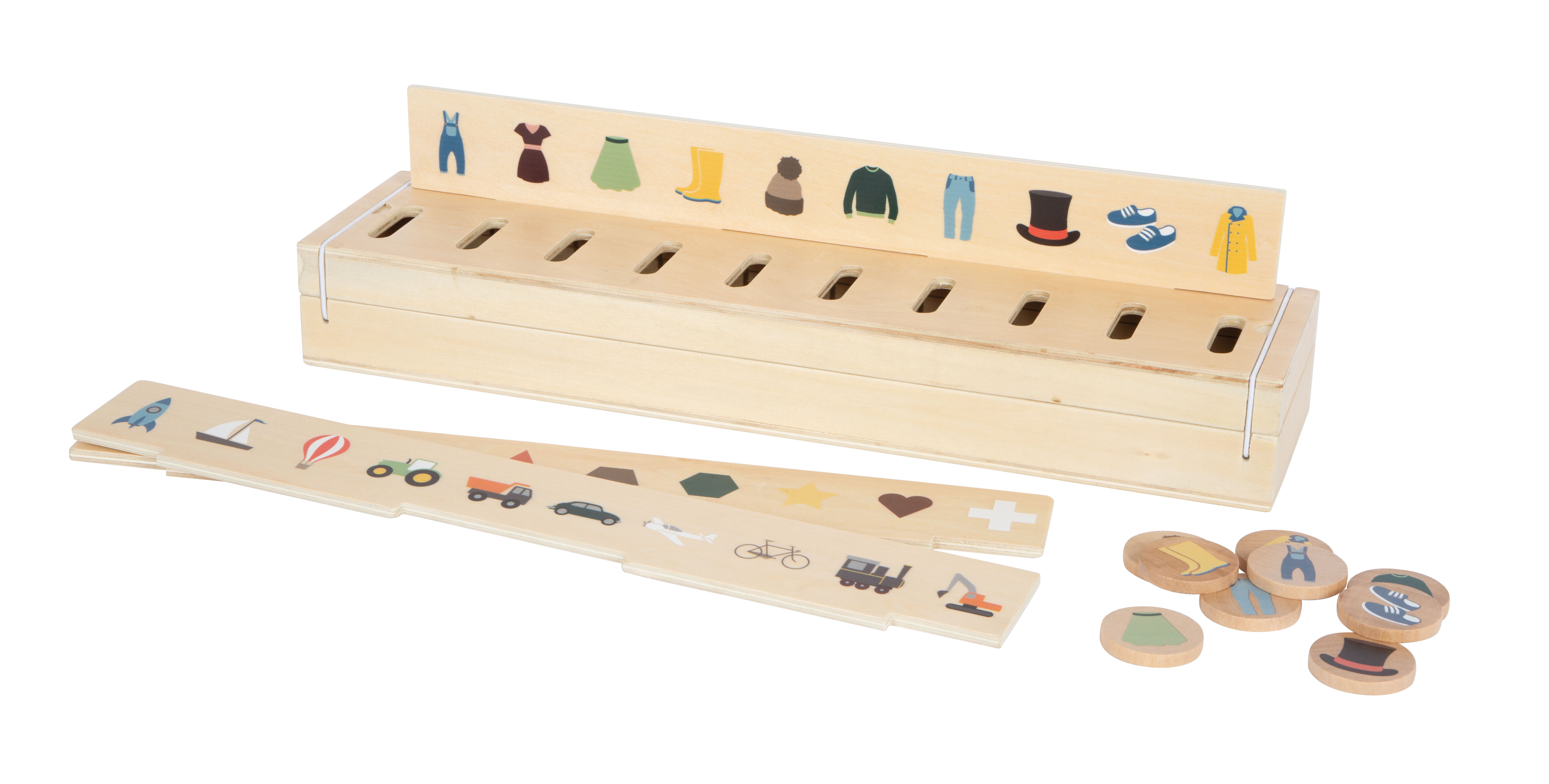 Sortierspiel mit verschiedenen Themen für Kinder