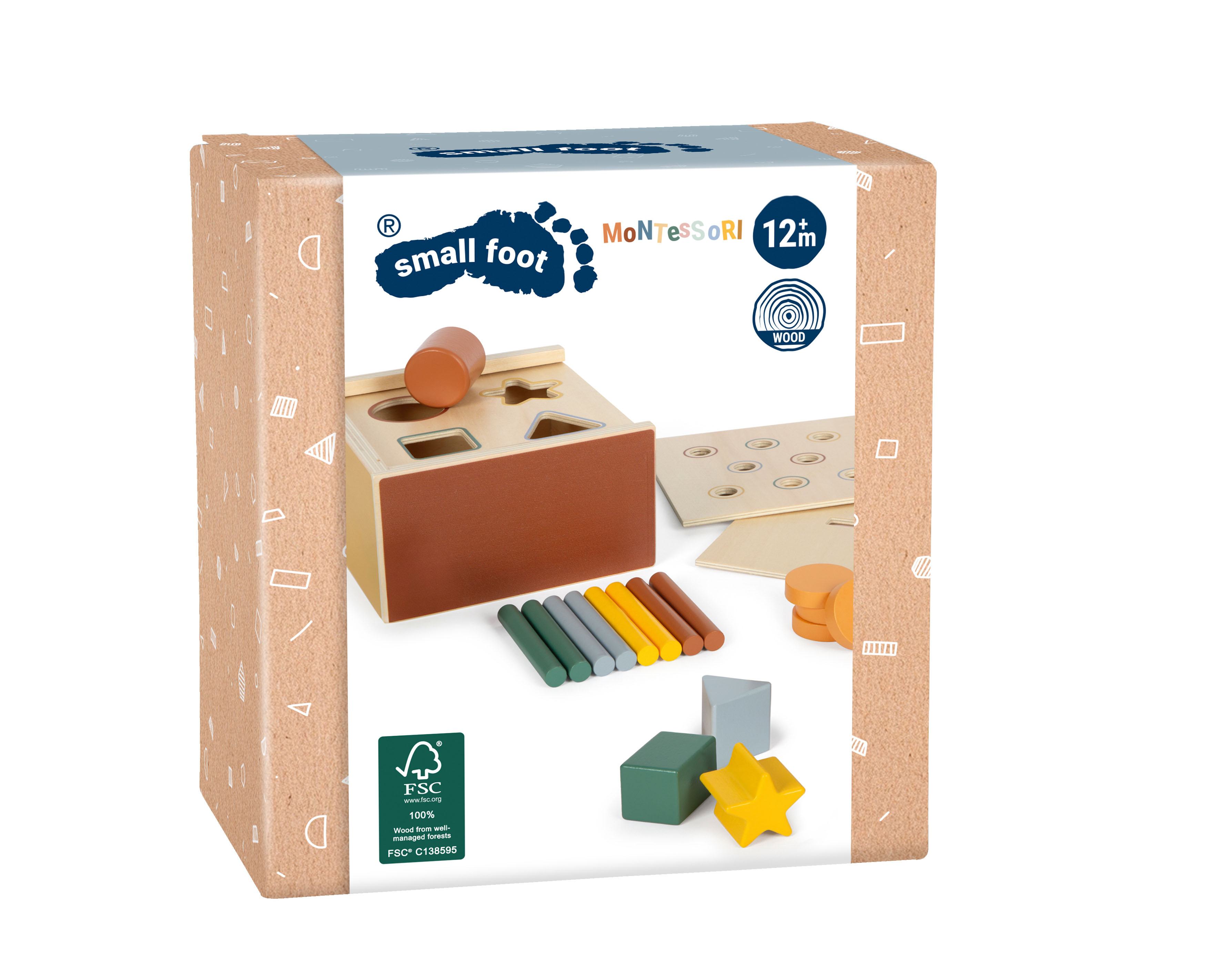 Verpackung Montessori Steckspiel
