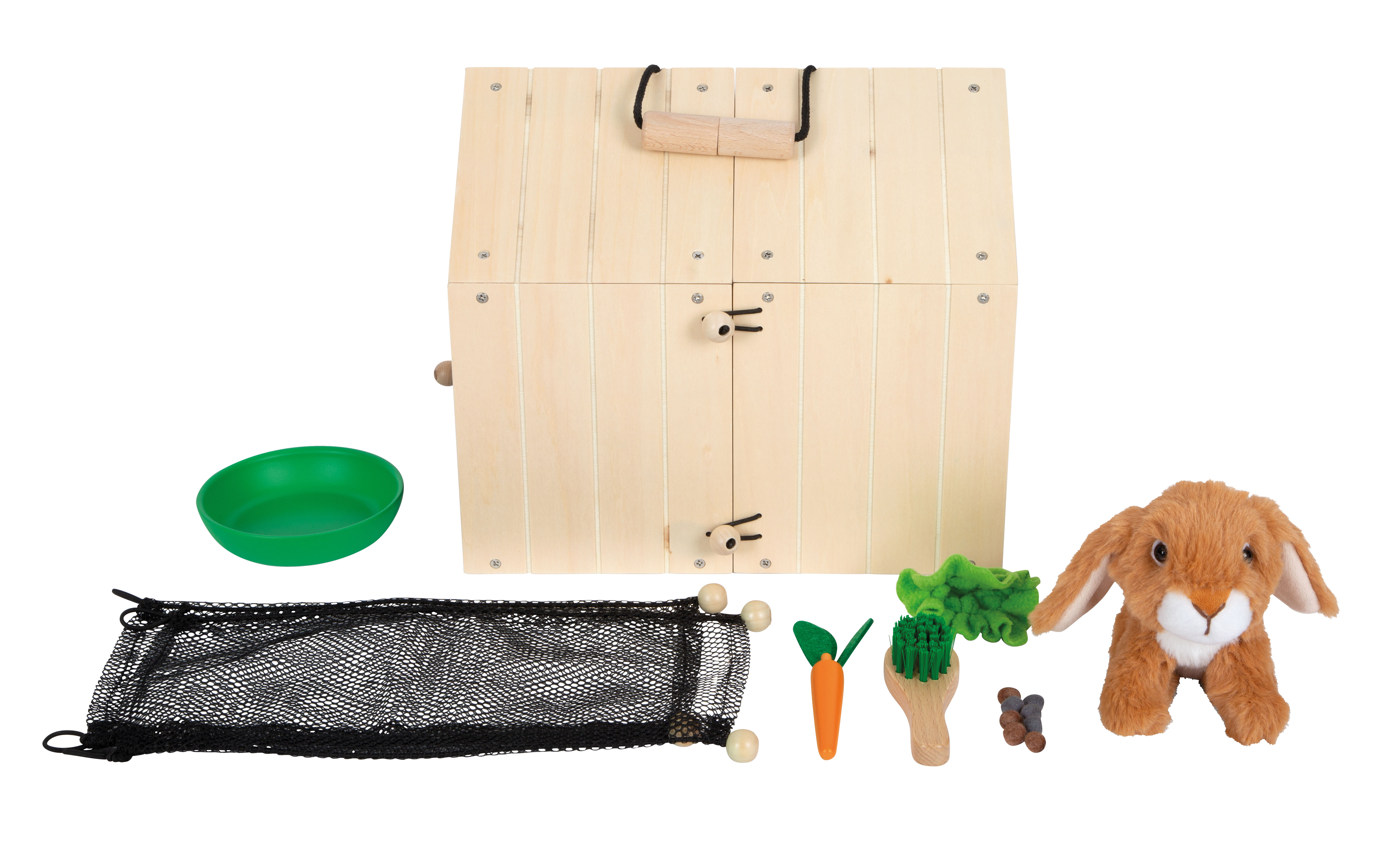 Hasenstall mit Auslauf für Kinder