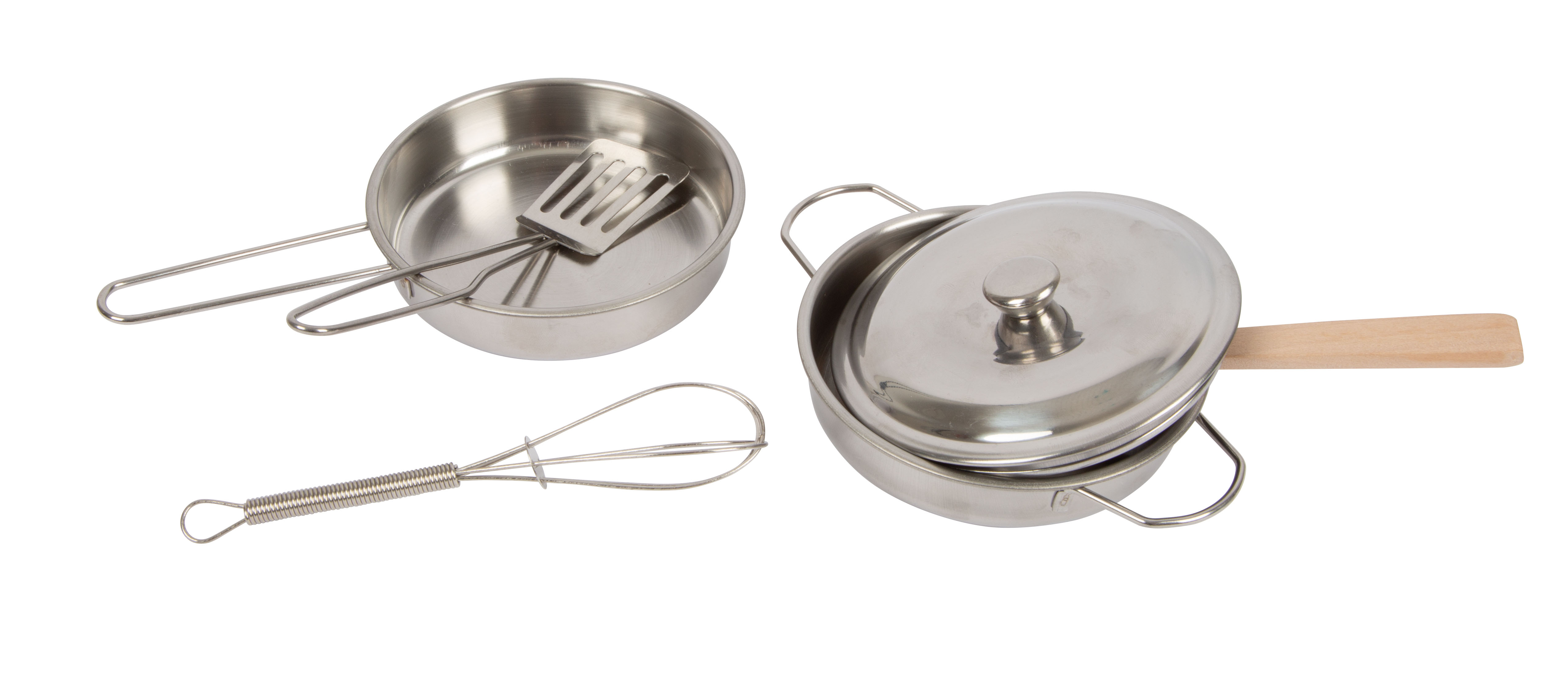 Kochgeschirr aus Metal für Kinder zum backen, kochen und braten