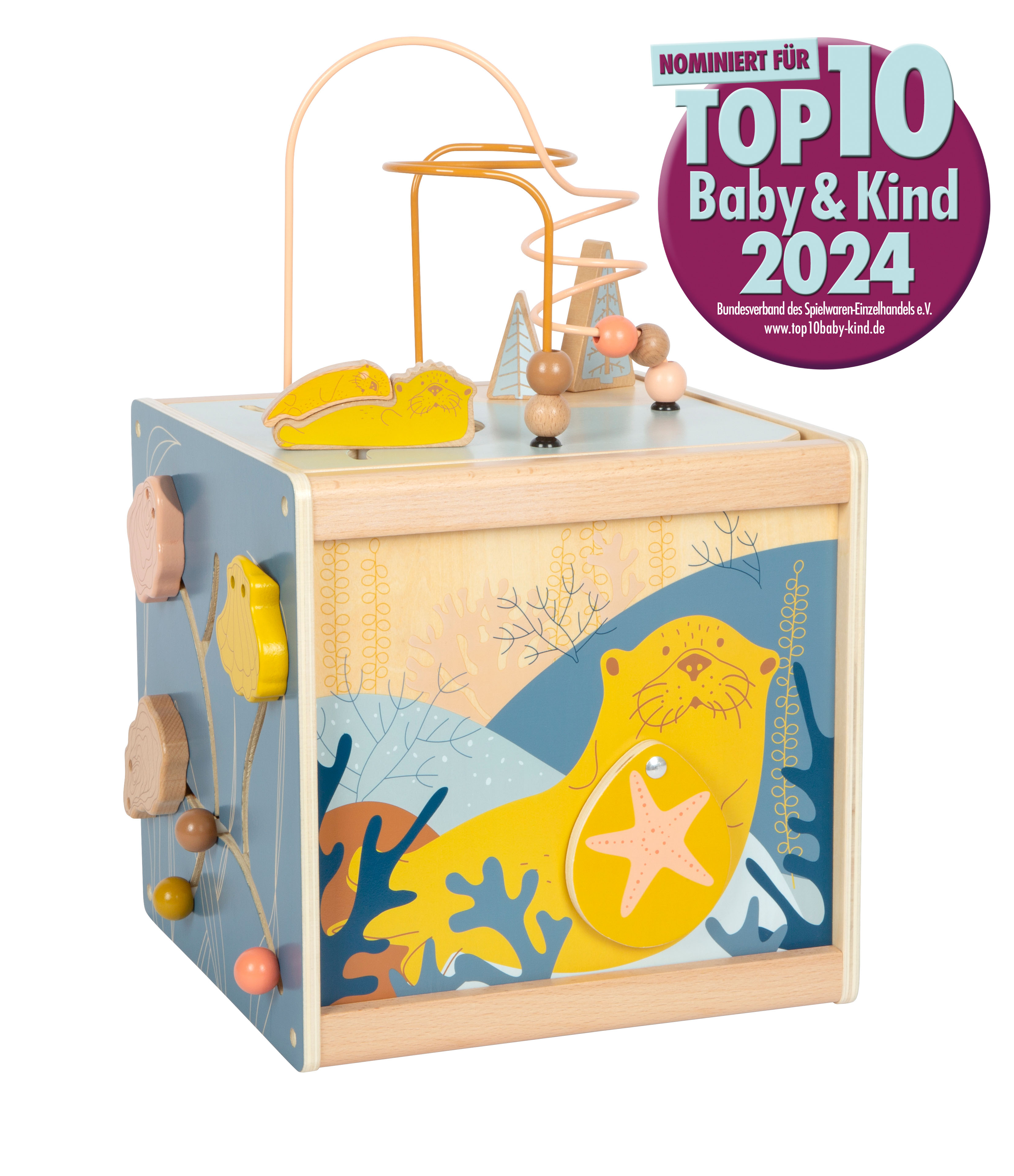 Motorikwürfel „Seaside” für Kinder