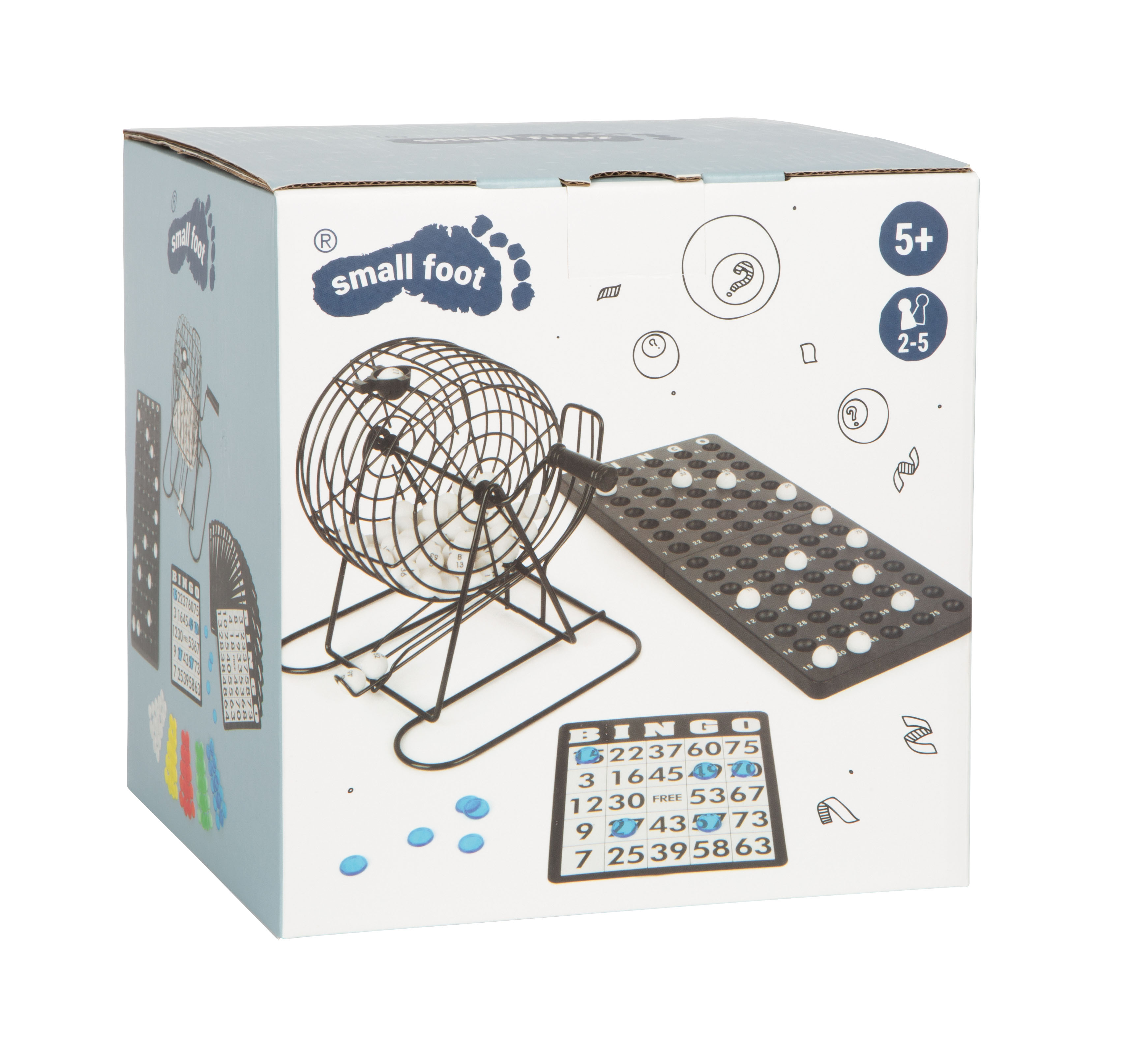 Bingotrommel mit Zubehör für Kinder