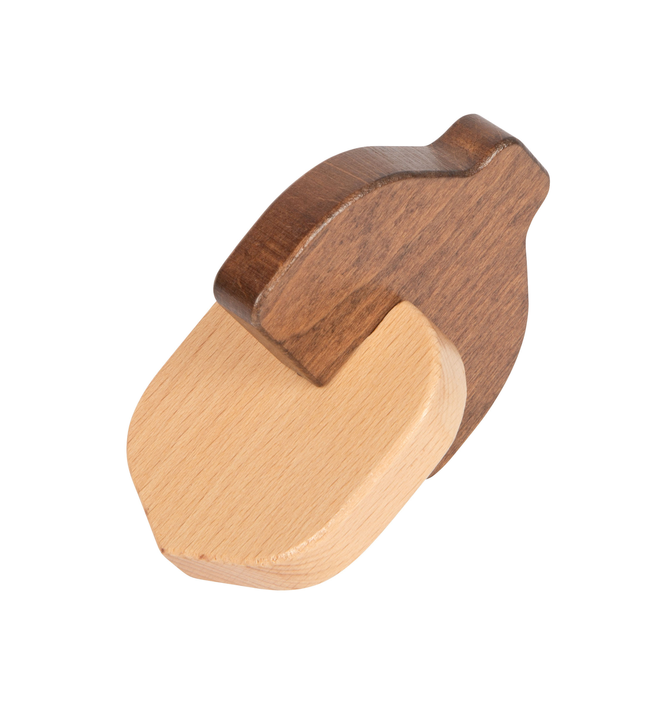 Holzpuzzle, Holzspielzeug, Zweifarbiges Holz, handgemacht, Holzmaserung, Holz, Holzschlüsselanhänger, Zweifarbig, Vogelform, handgefertigt