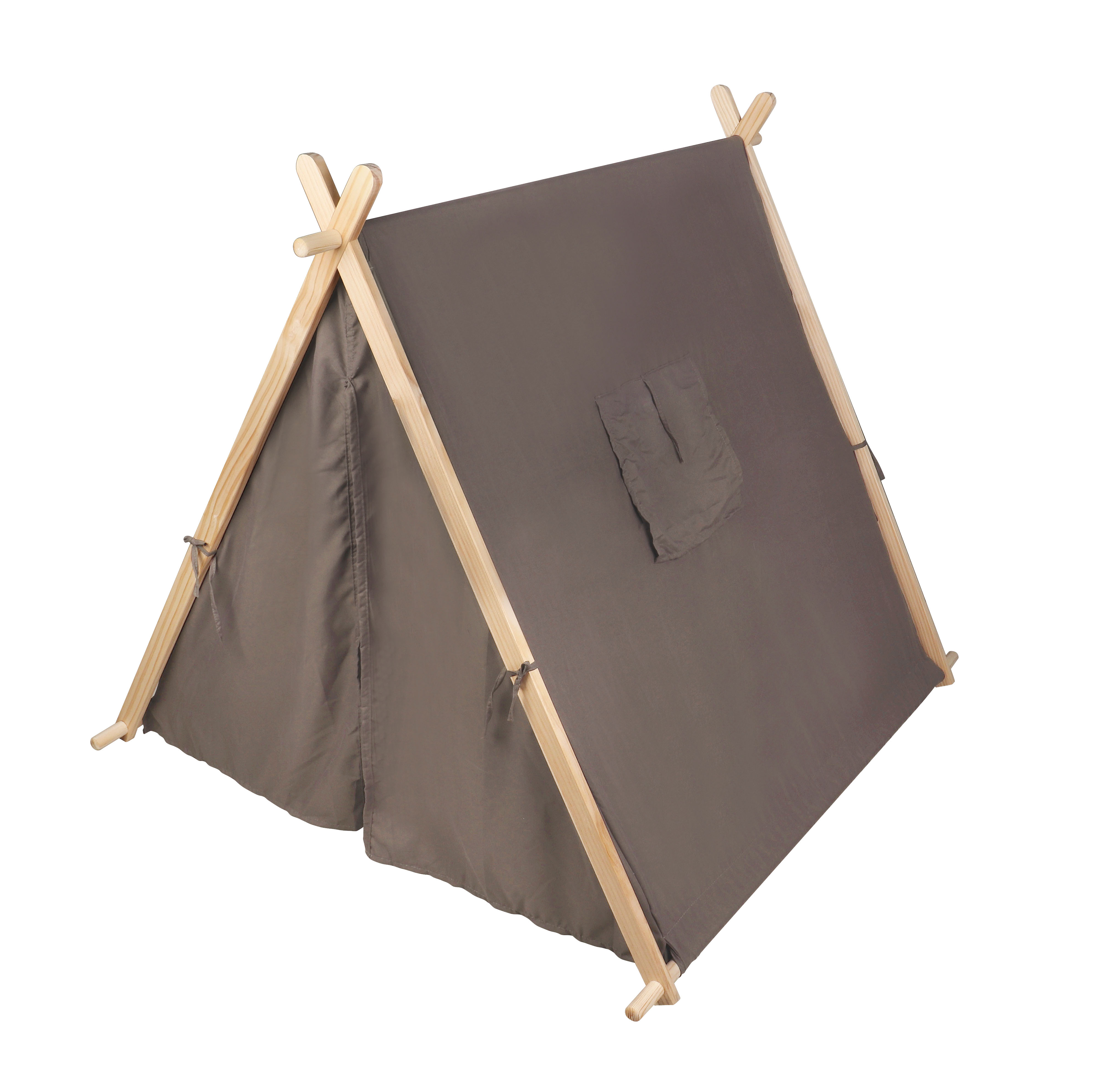 Graues Spielzelt fürs Kinderzimmer