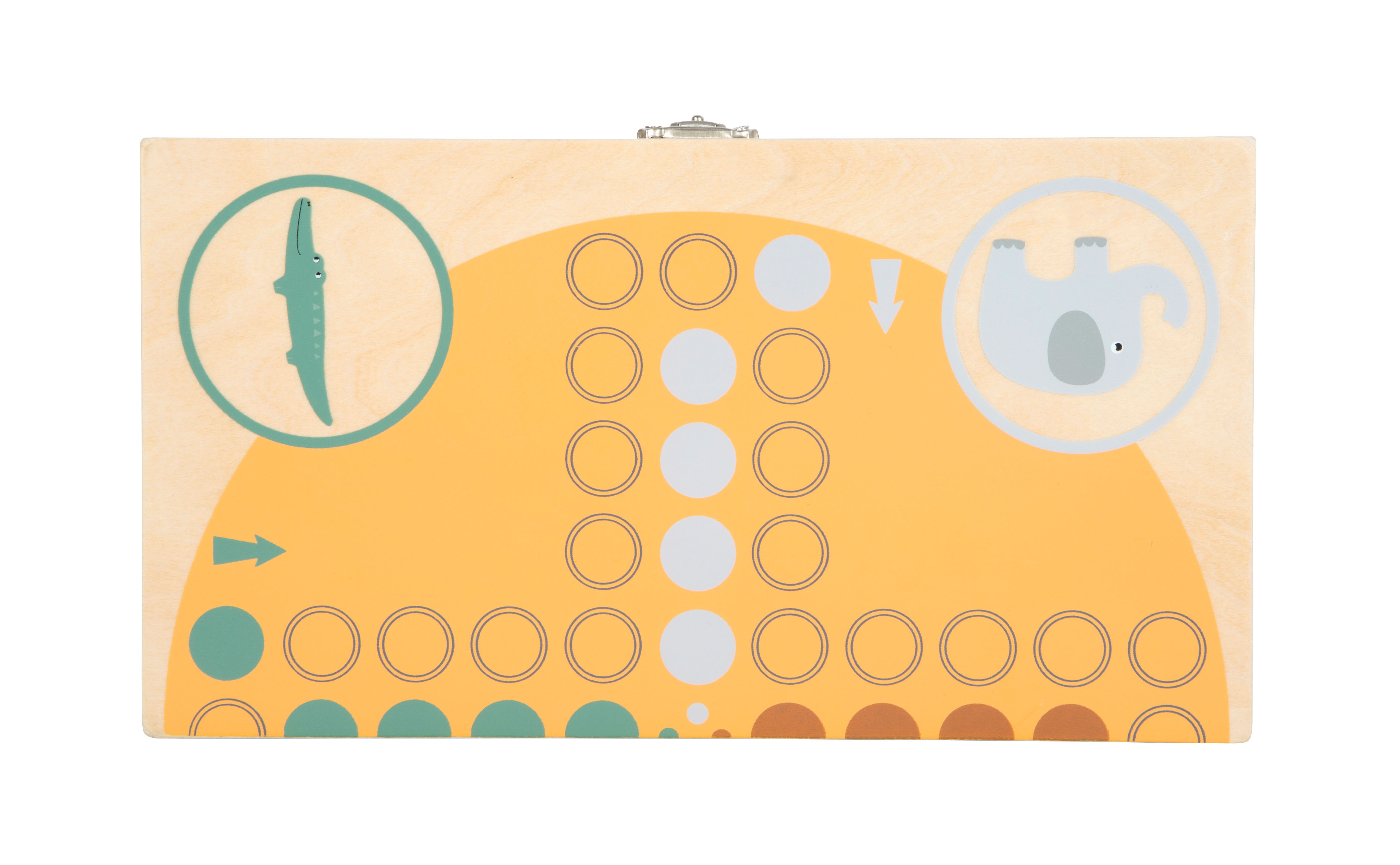 Ludo Brettspiel in Holzbox