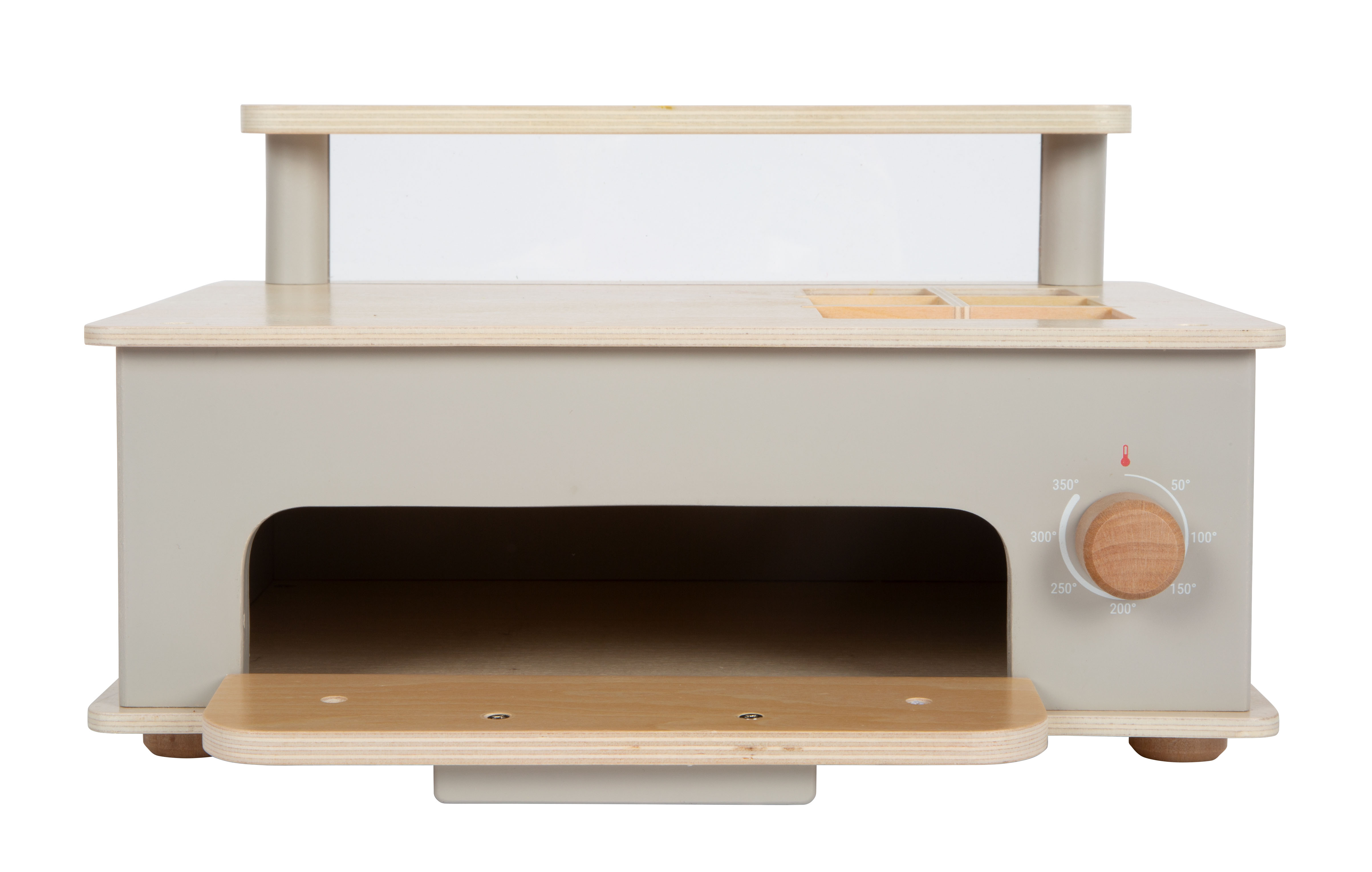 Pizza-Set Ofen frontal offen