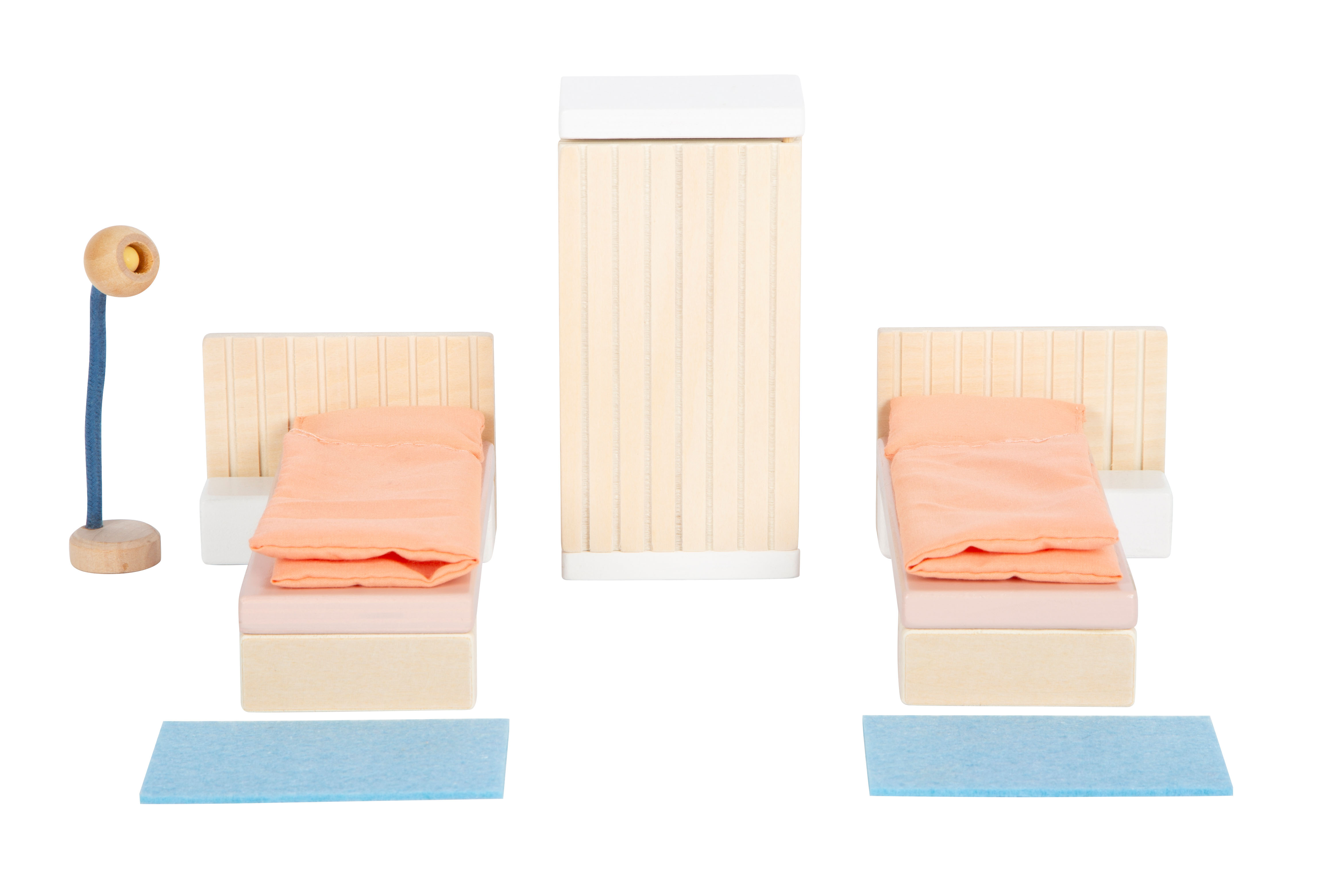 Puppenhaus Schlafzimmer mit Möbeln