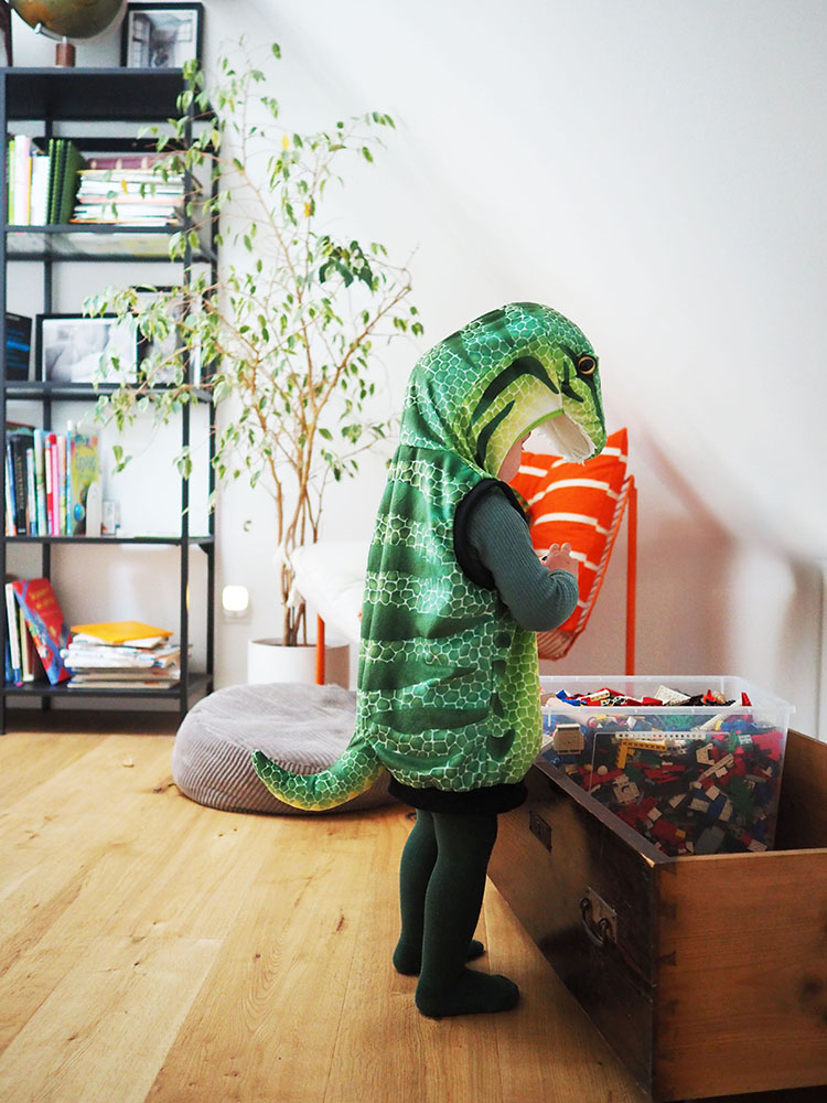 Kostüm Weste Dino Kinderbild