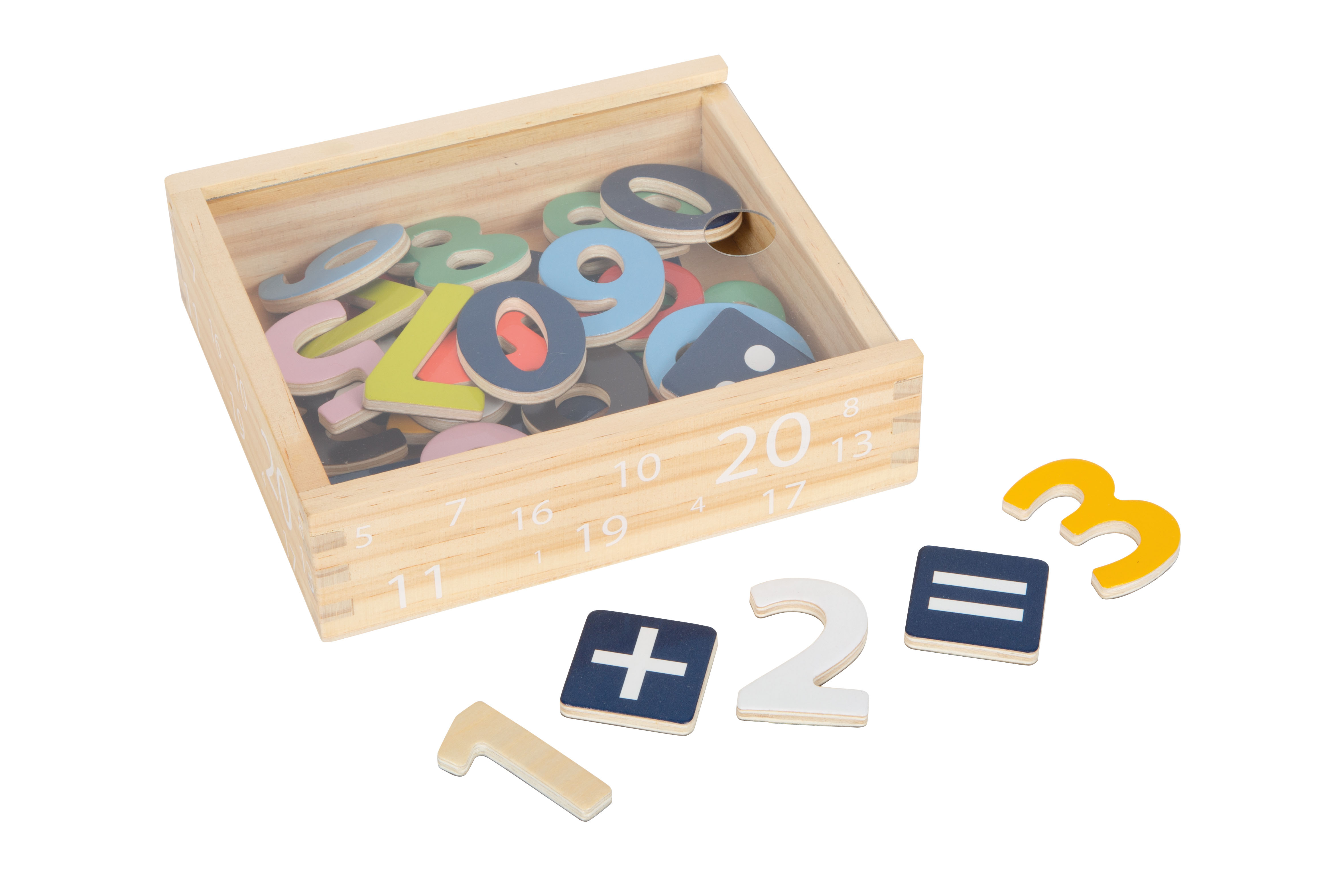 Bunte Magnetzahlen „Educate“ für Kinder