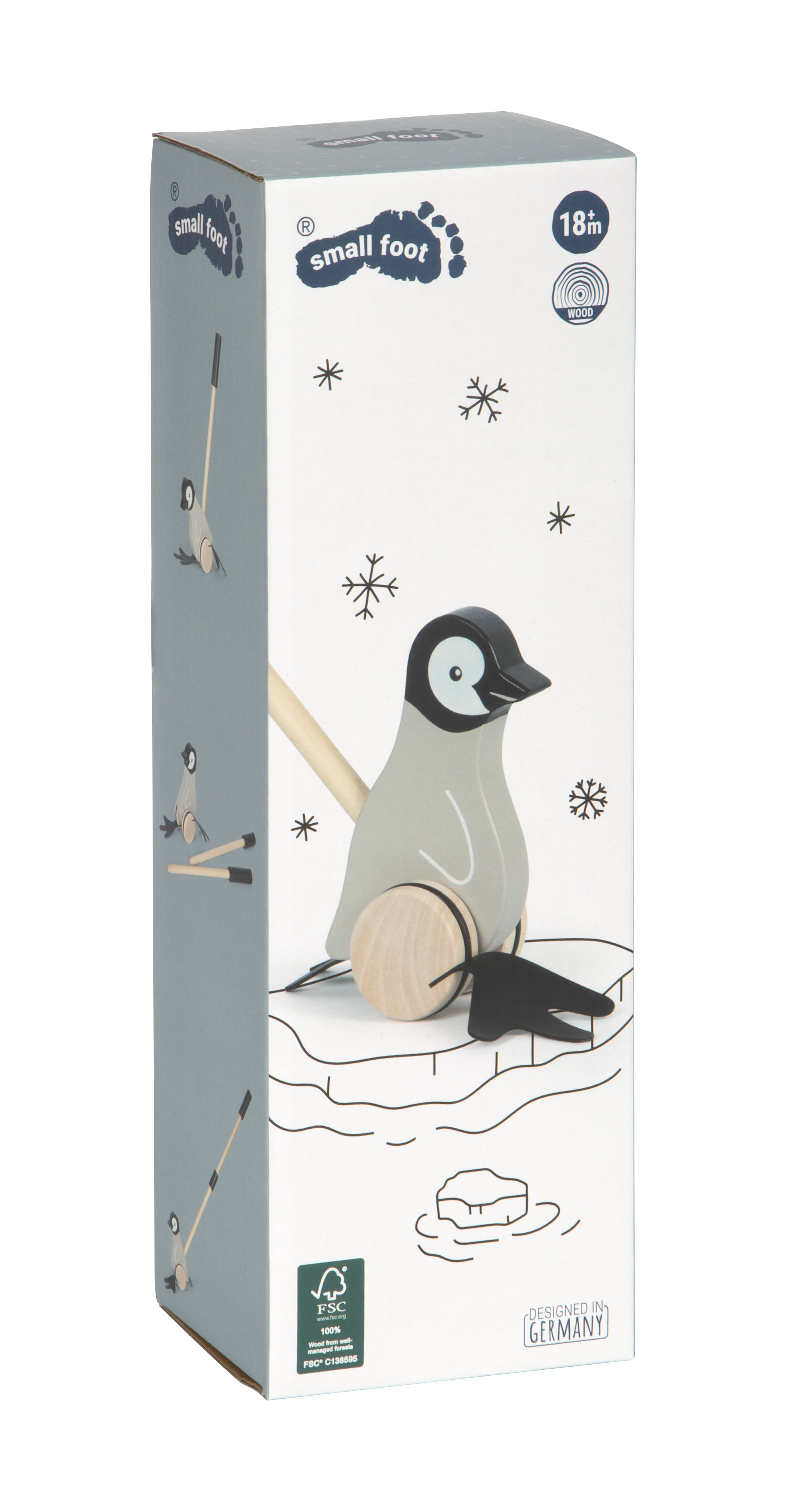 Schiebetier Pinguin Verpackung