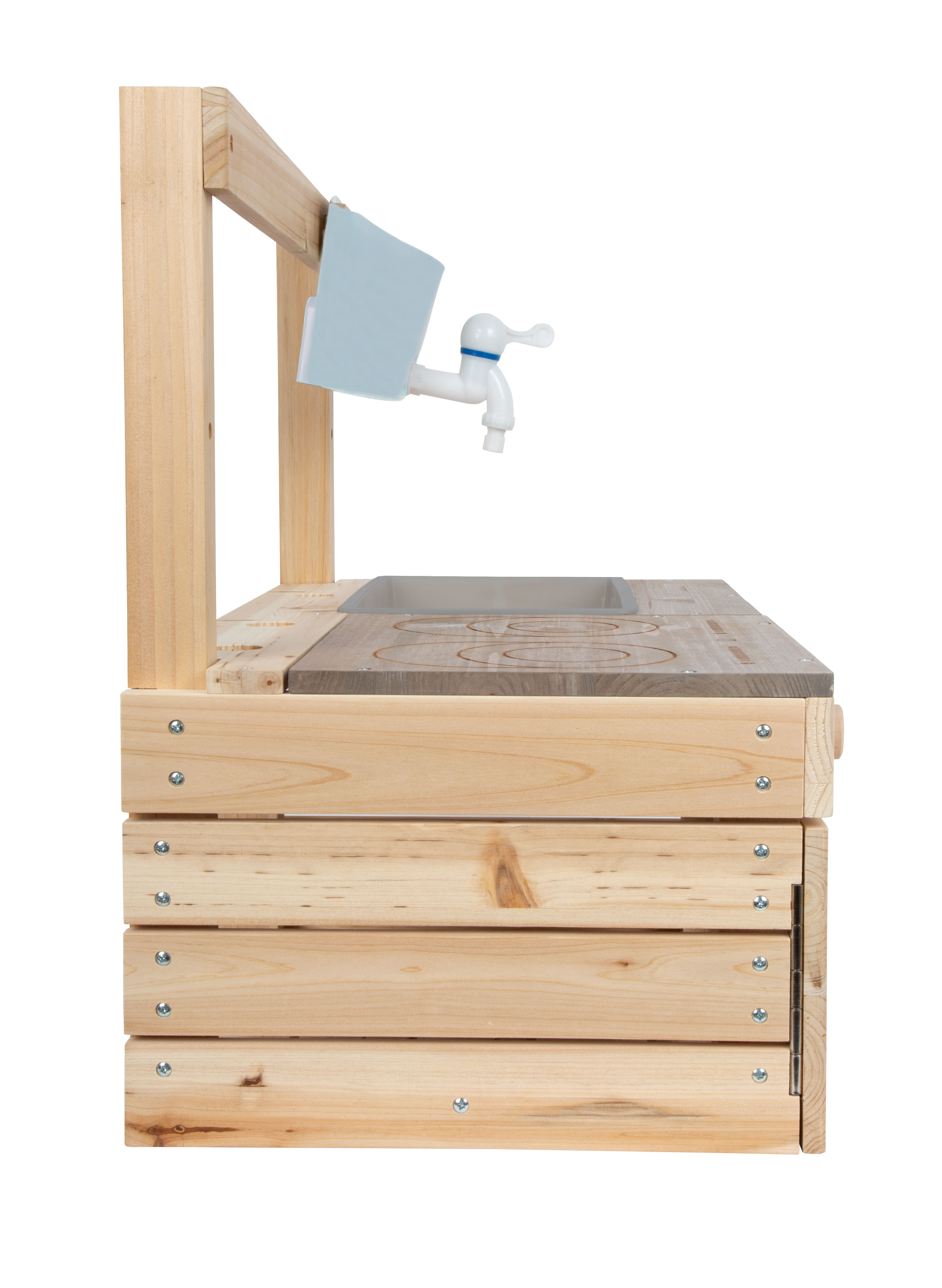 Kiste, Sinken, Waschbeckenhahn, Holz