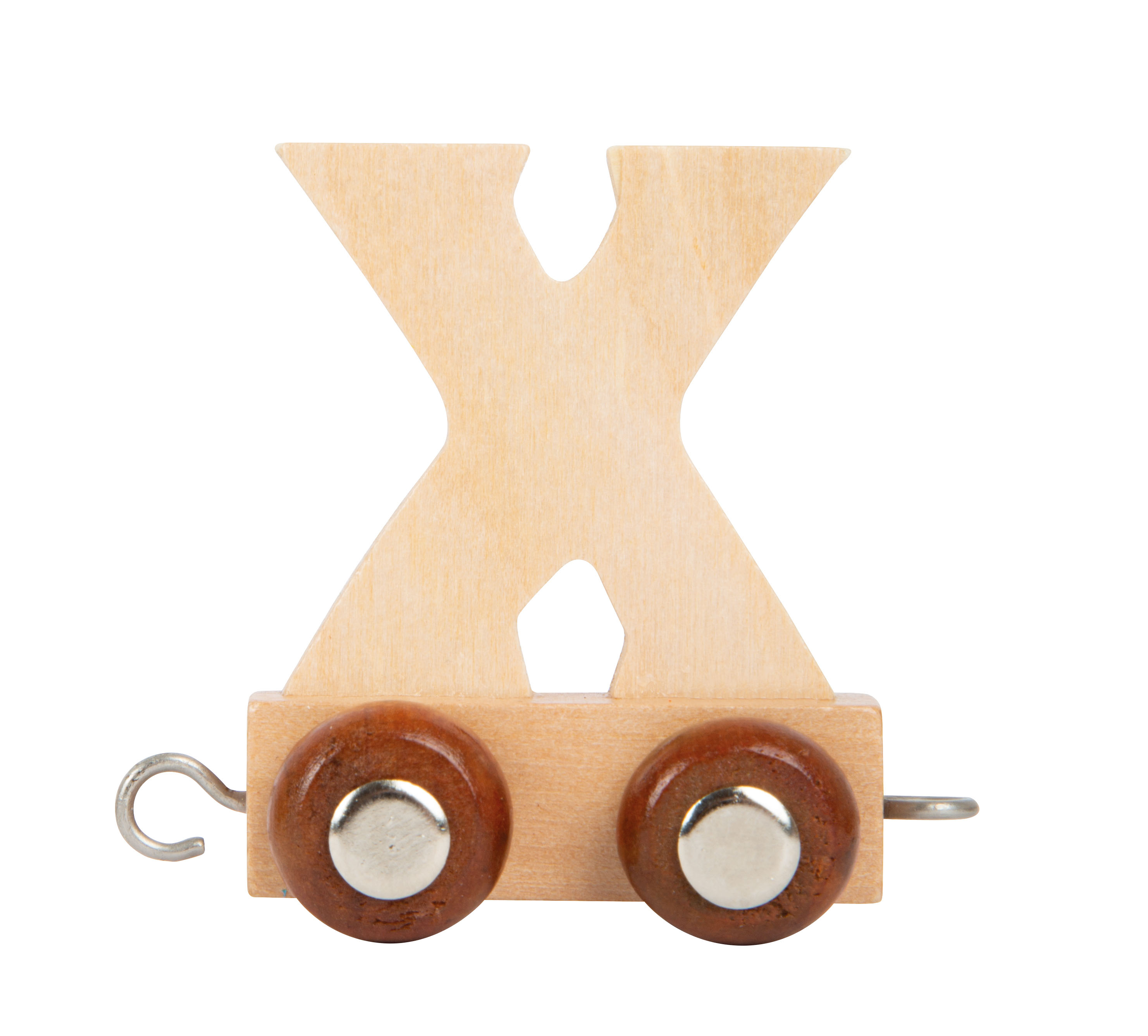 Buchstabenzug Holz X für Kinder