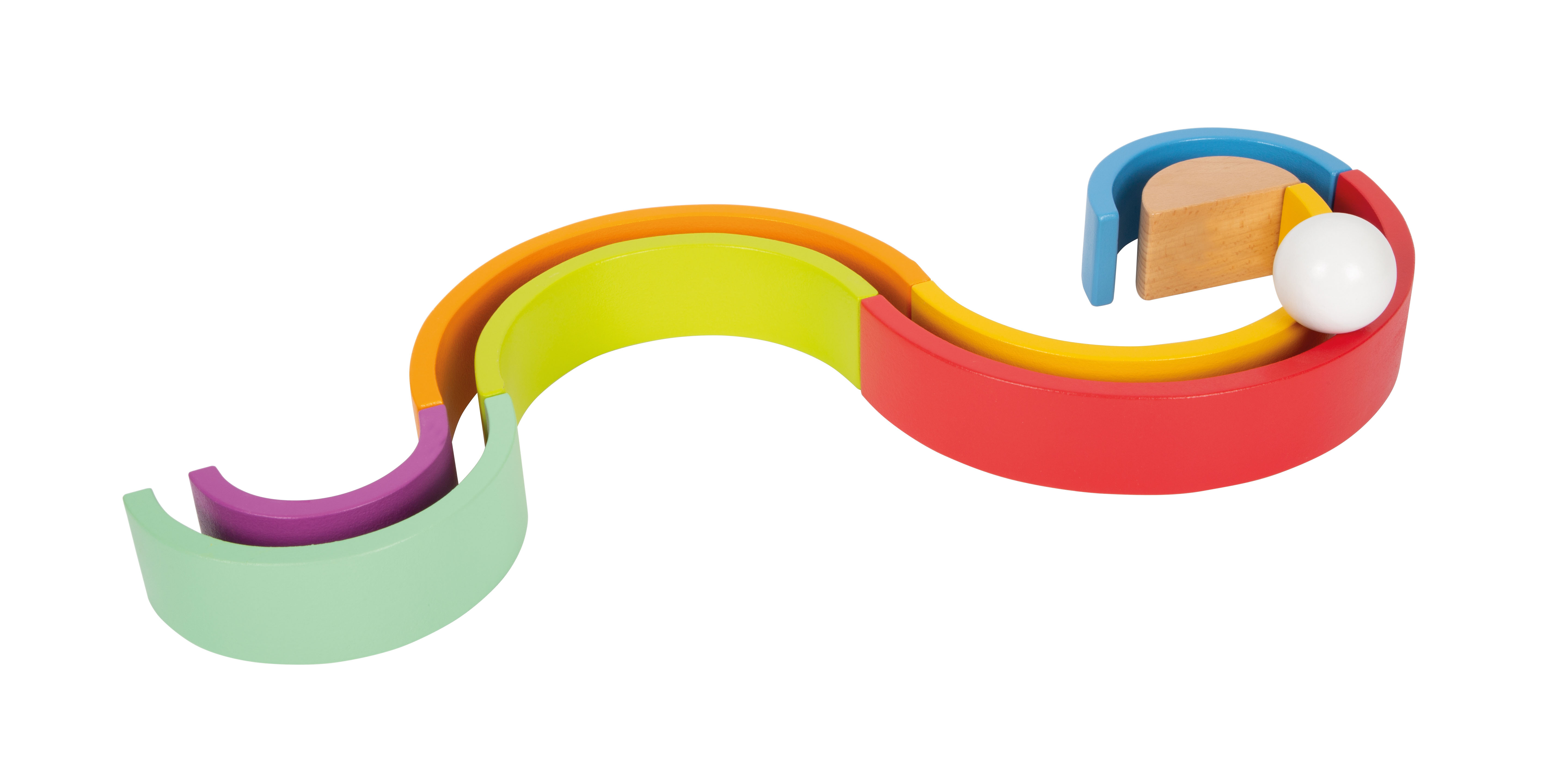 Holzbausteine Großer Regenbogen für Kinder