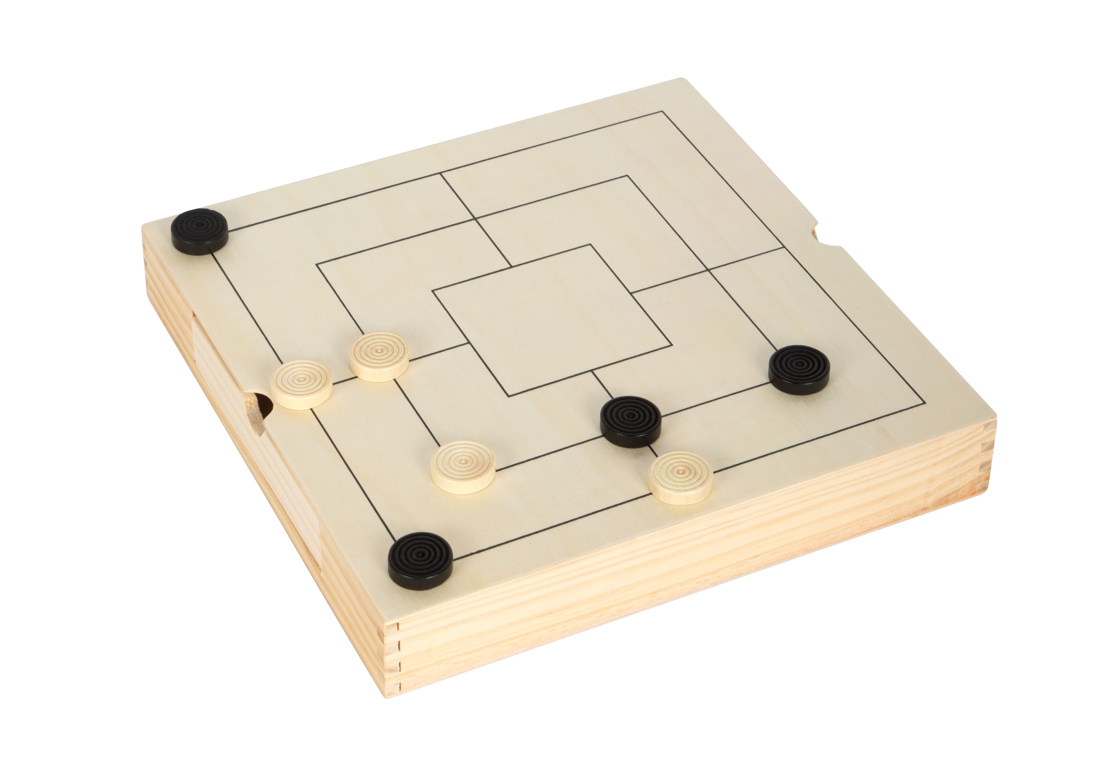Spiele-Set Schach, Dame & Mühle für Kinder
