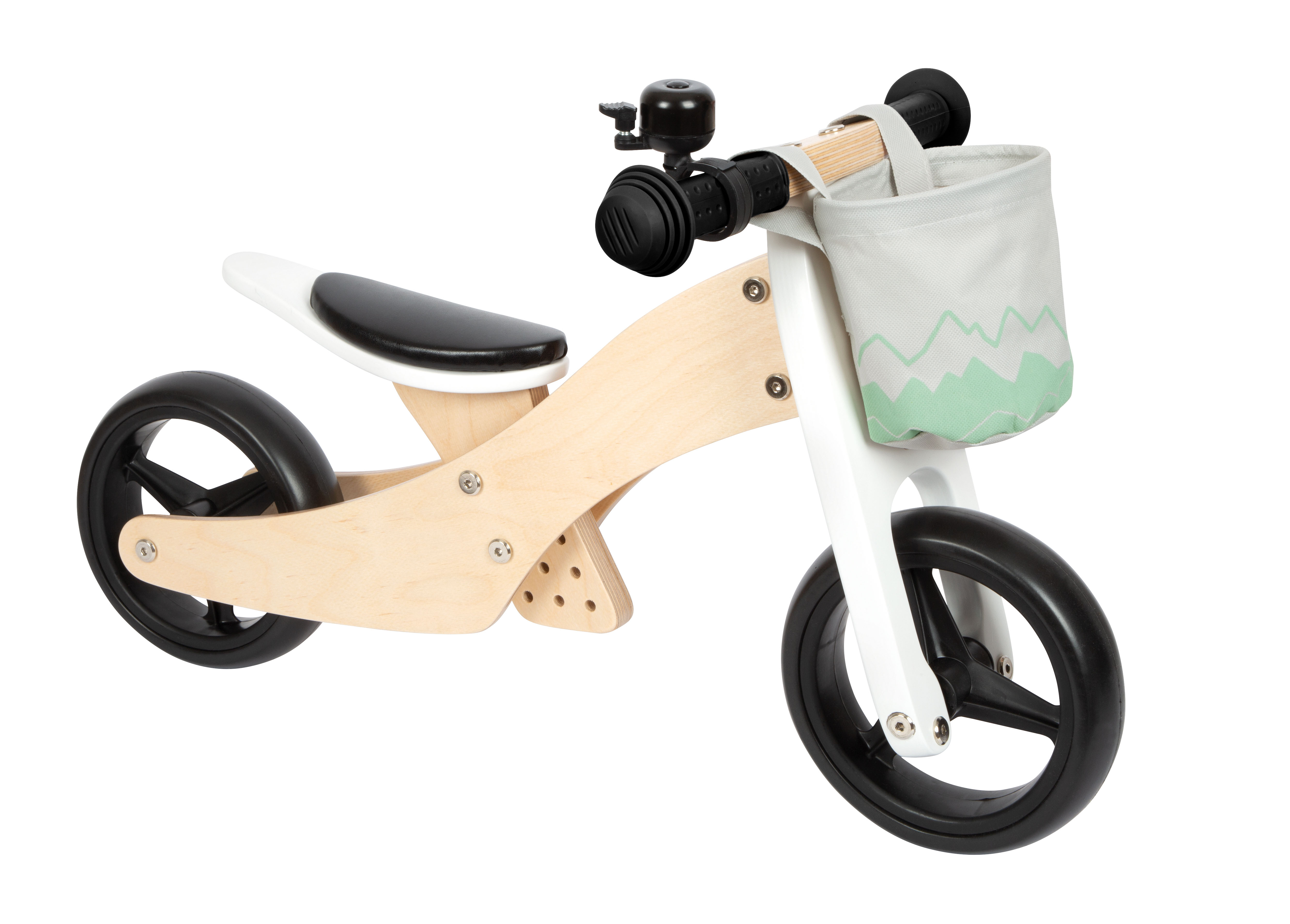 Laufrad und -dreirad Salbeigrün für Kinder